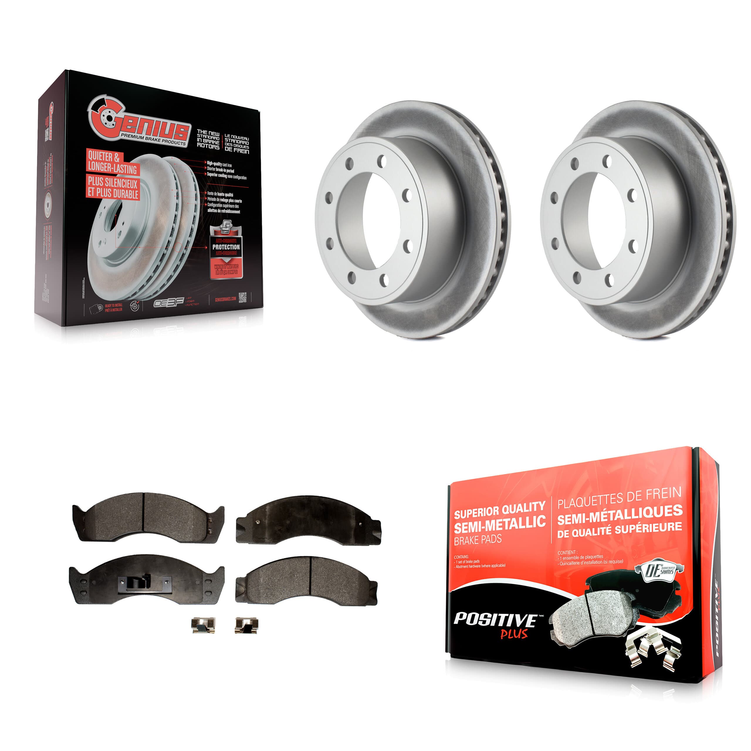 Transit Auto - KGF-101252 - Rear Disc Brake Kits image 1