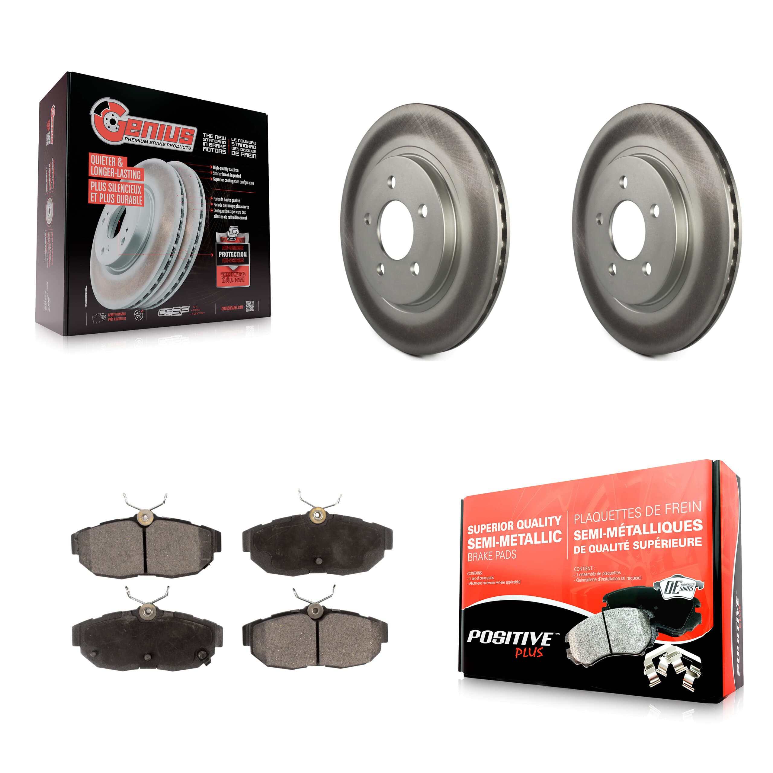 Transit Auto - KGF-101266 - Rear Disc Brake Kits image 1
