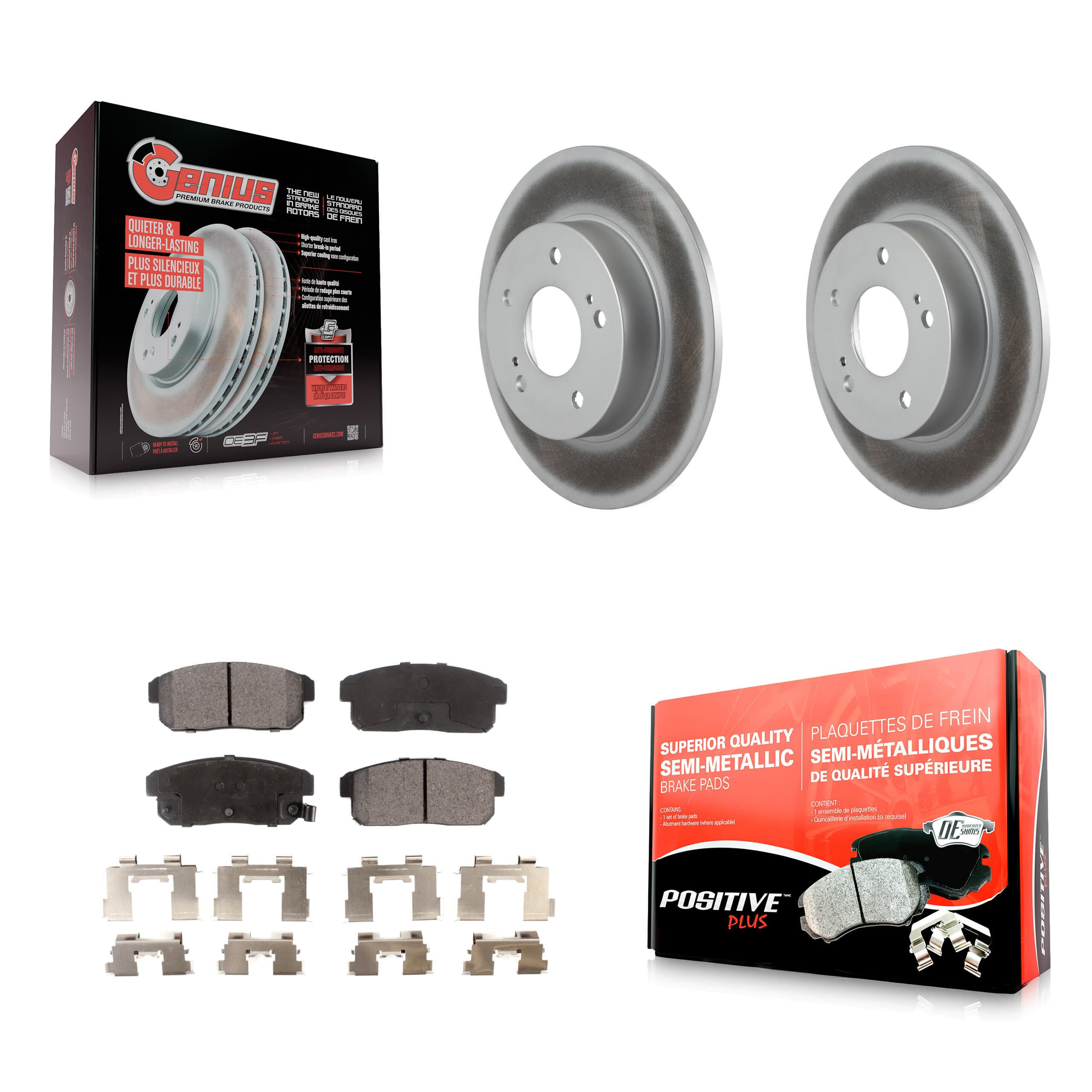 Transit Auto - KGF-101348 - Rear Disc Brake Kits image 1