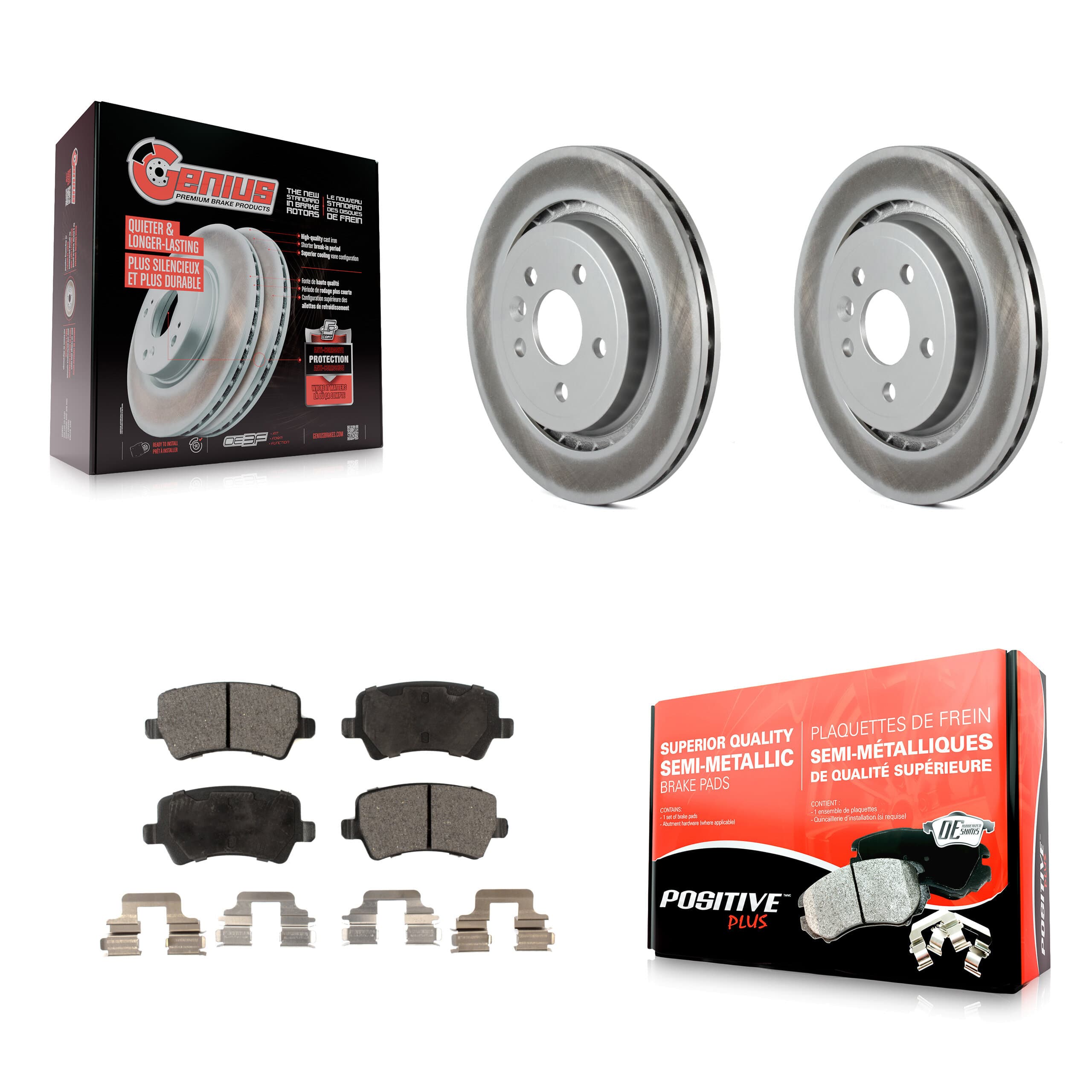 Transit Auto - KGF-101474 - Rear Disc Brake Kits image 1