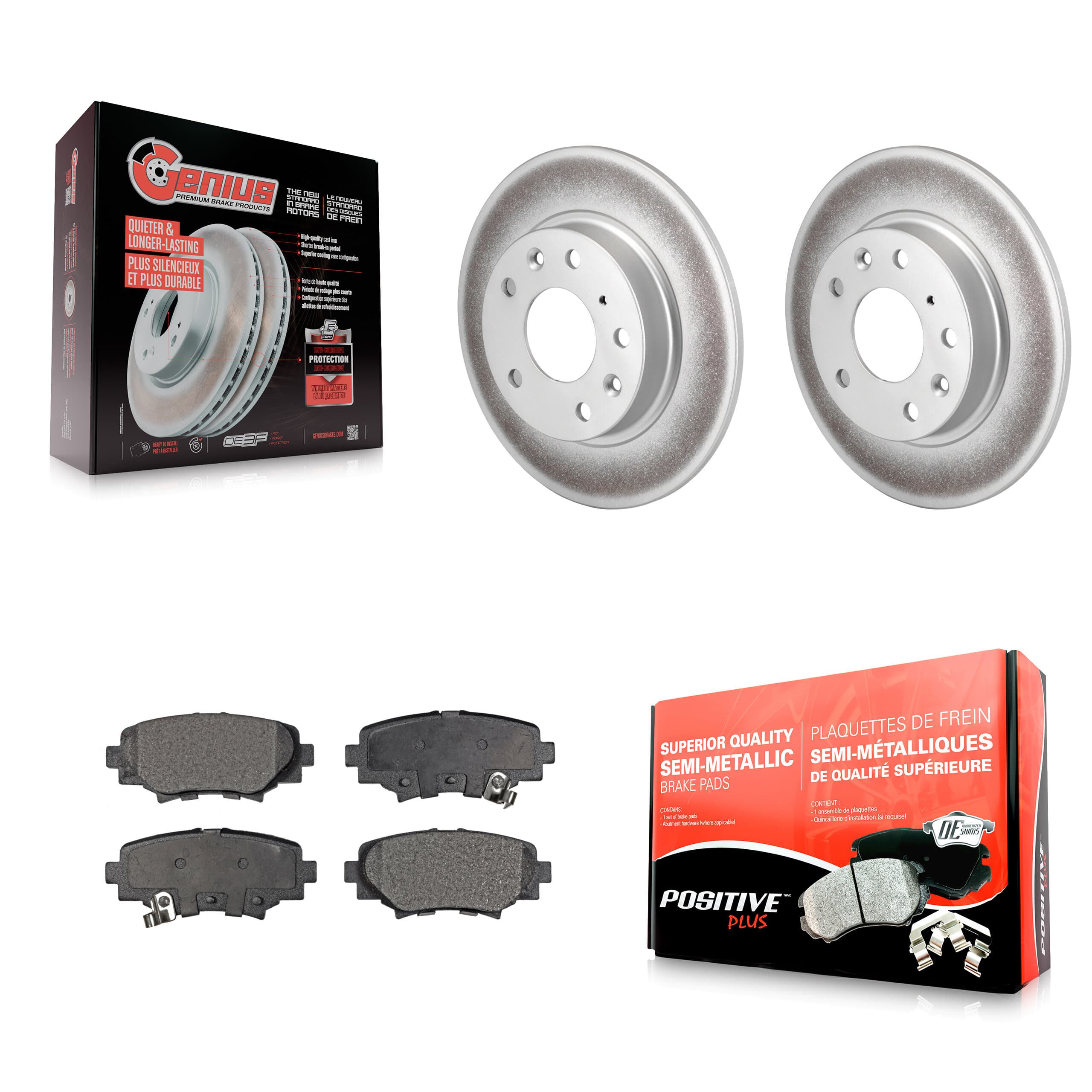 Transit Auto - KGF-101558 - Rear Disc Brake Kits image 1