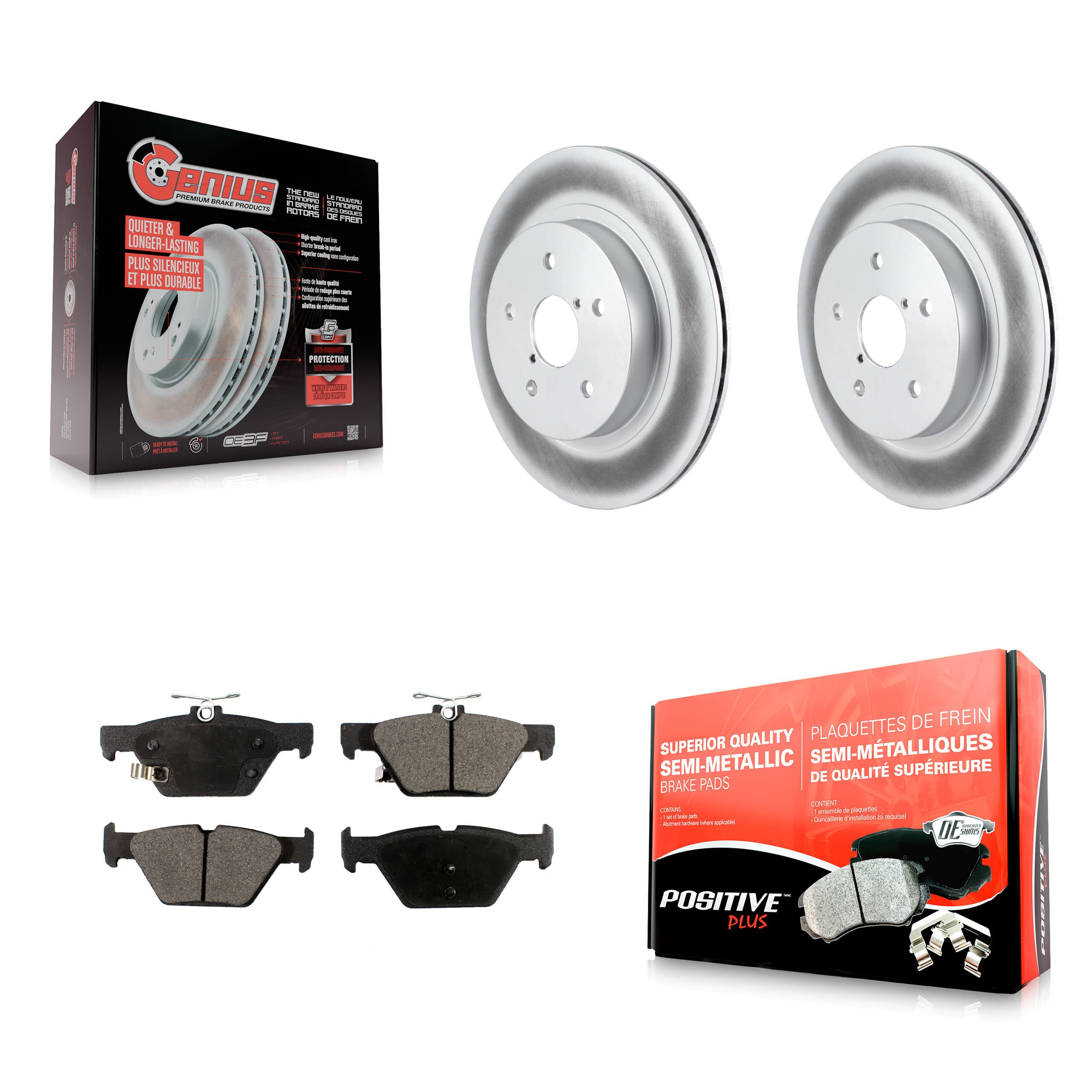Transit Auto - KGF-101562 - Rear Disc Brake Kits image 1