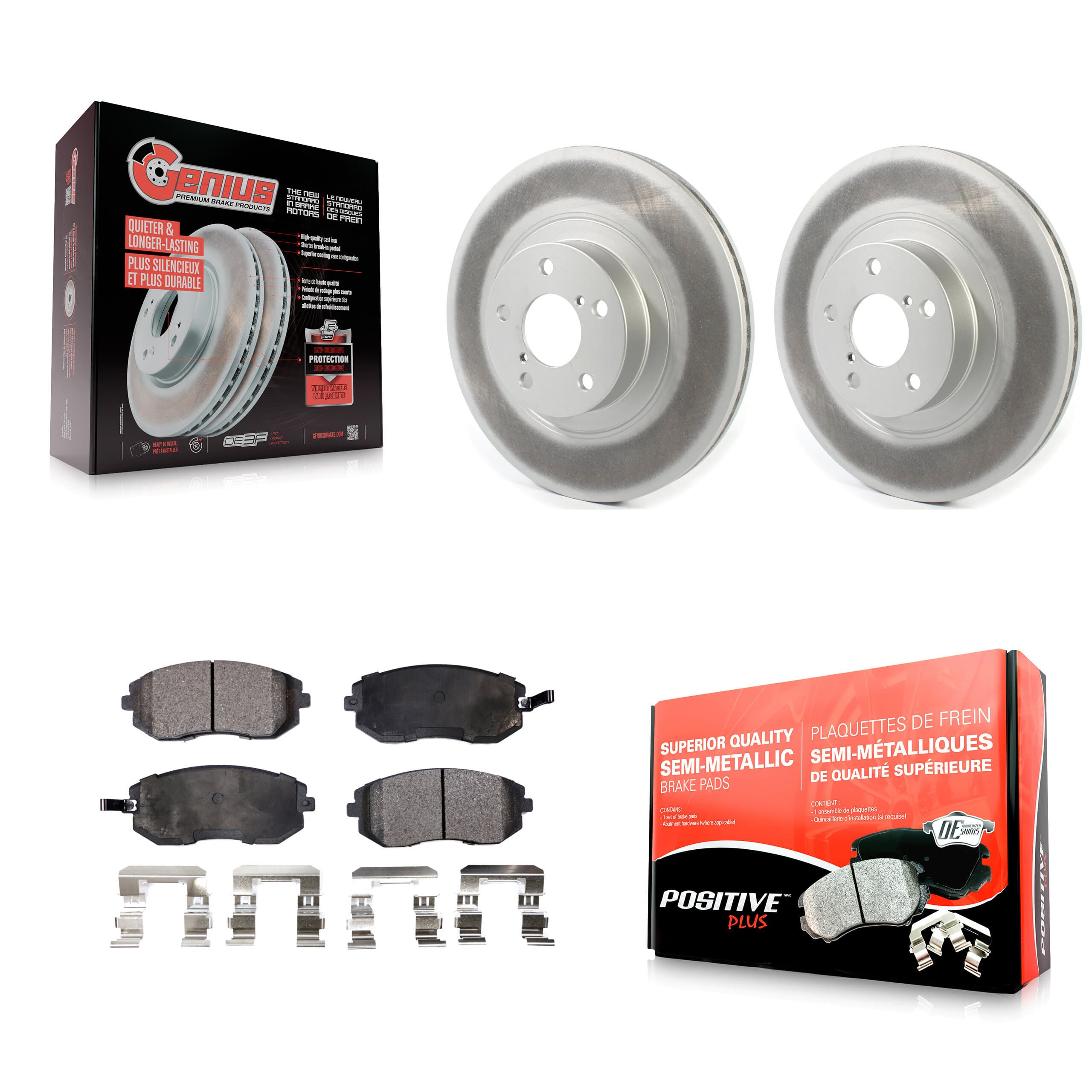 Transit Auto - KGF-101900 - Front Disc Brake Kits image 1