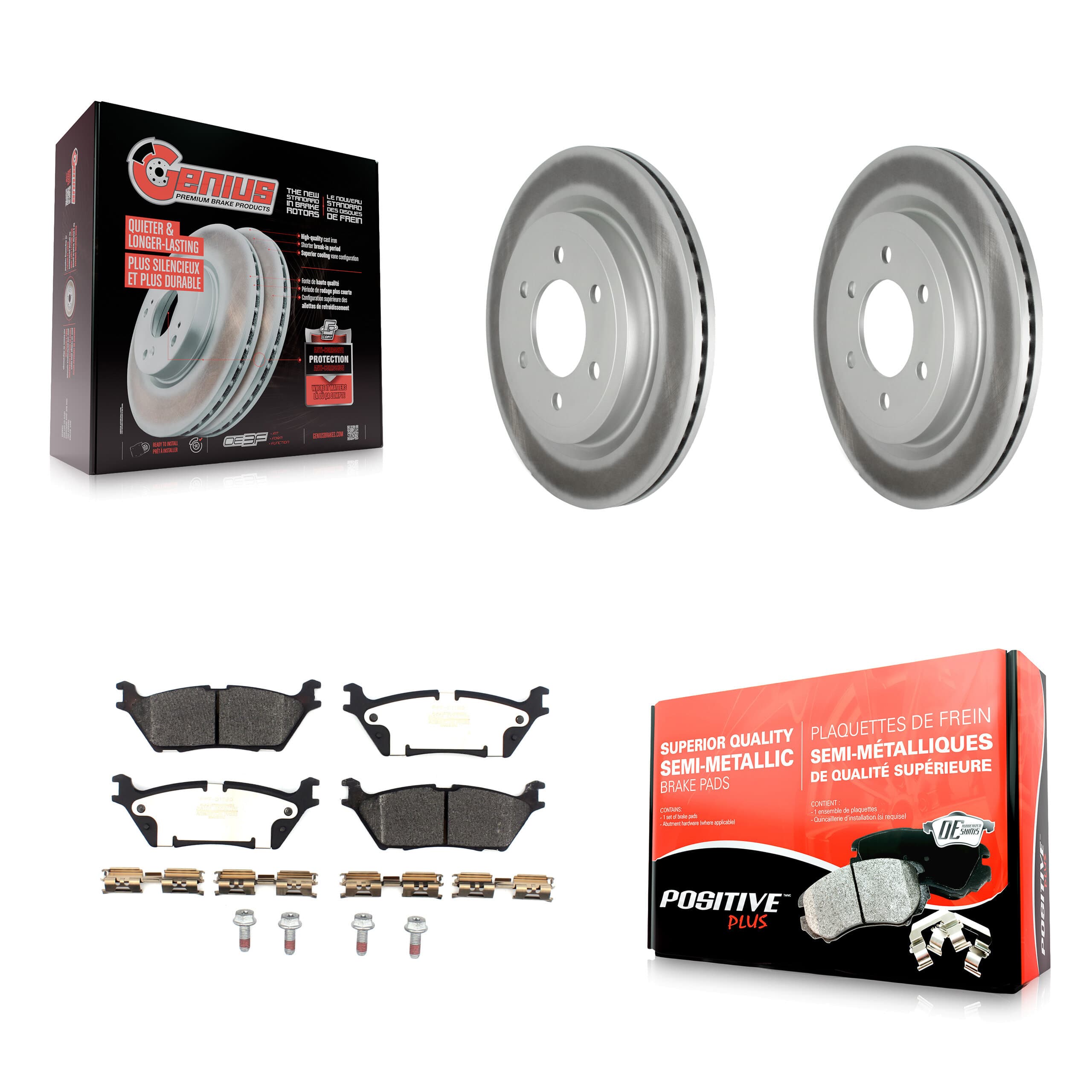 Transit Auto - KGF-102051 - Rear Disc Brake Kits image 1