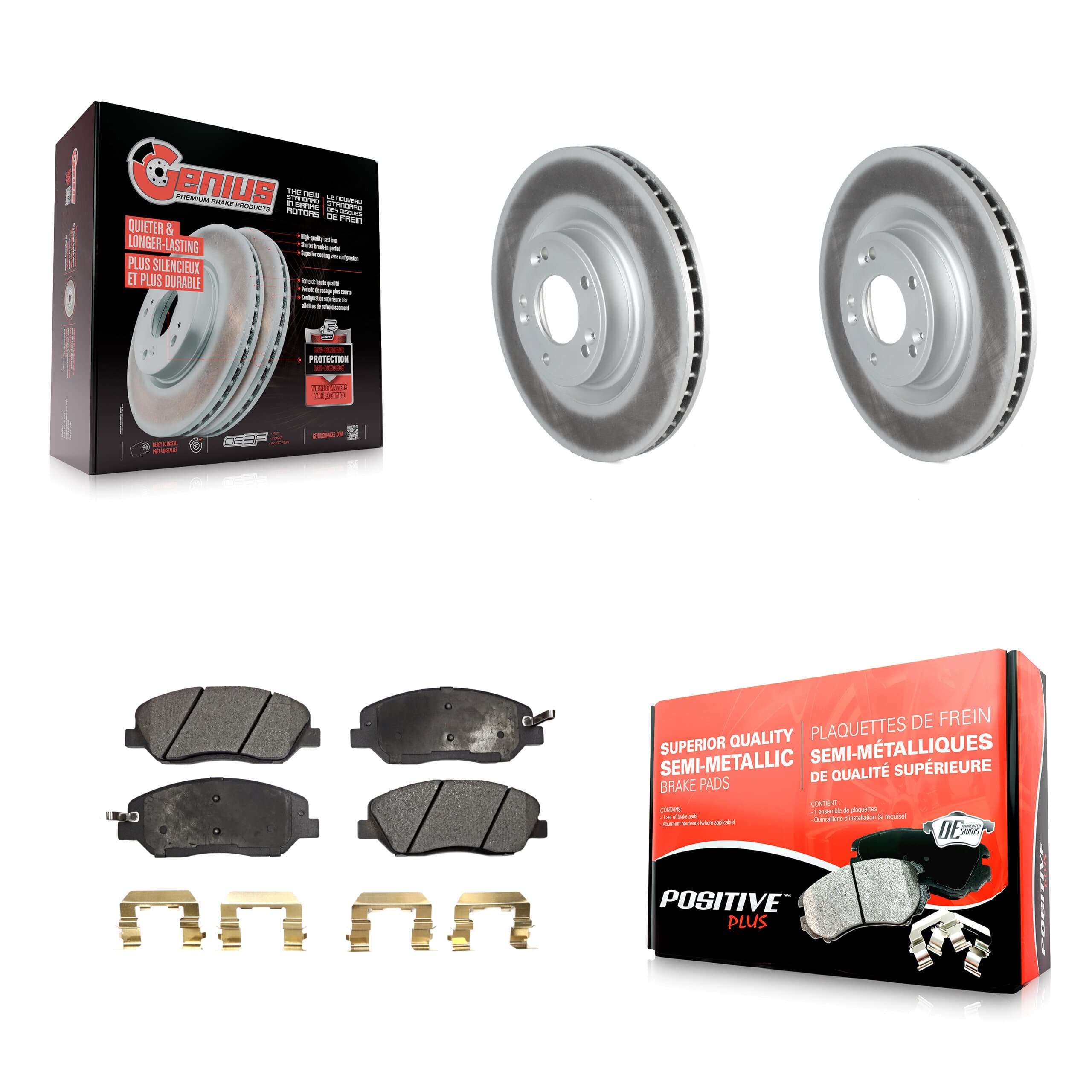 Transit Auto - KGF-102301 - Front Disc Brake Kits image 1