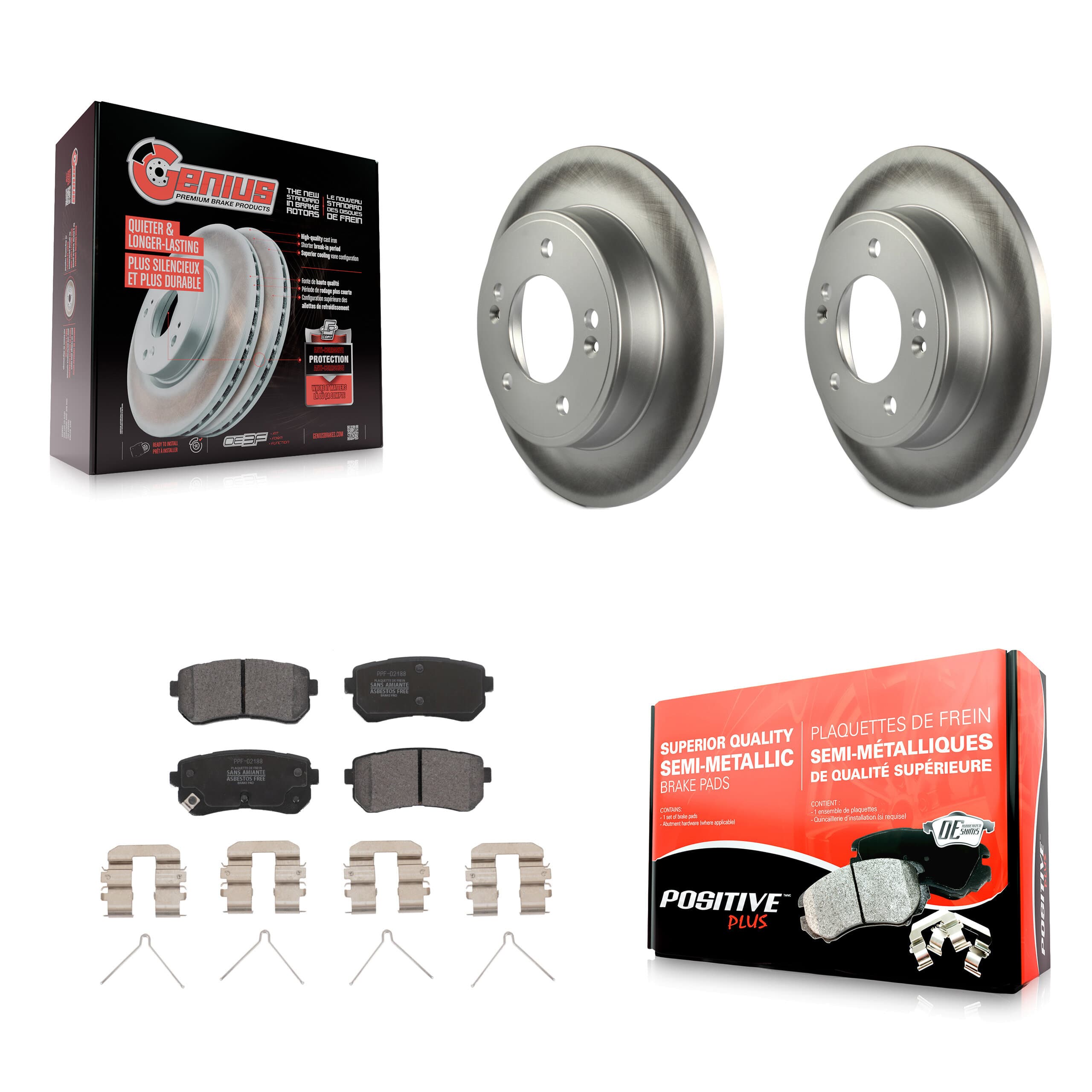 Transit Auto - KGF-102648 - Rear Disc Brake Kits image 1
