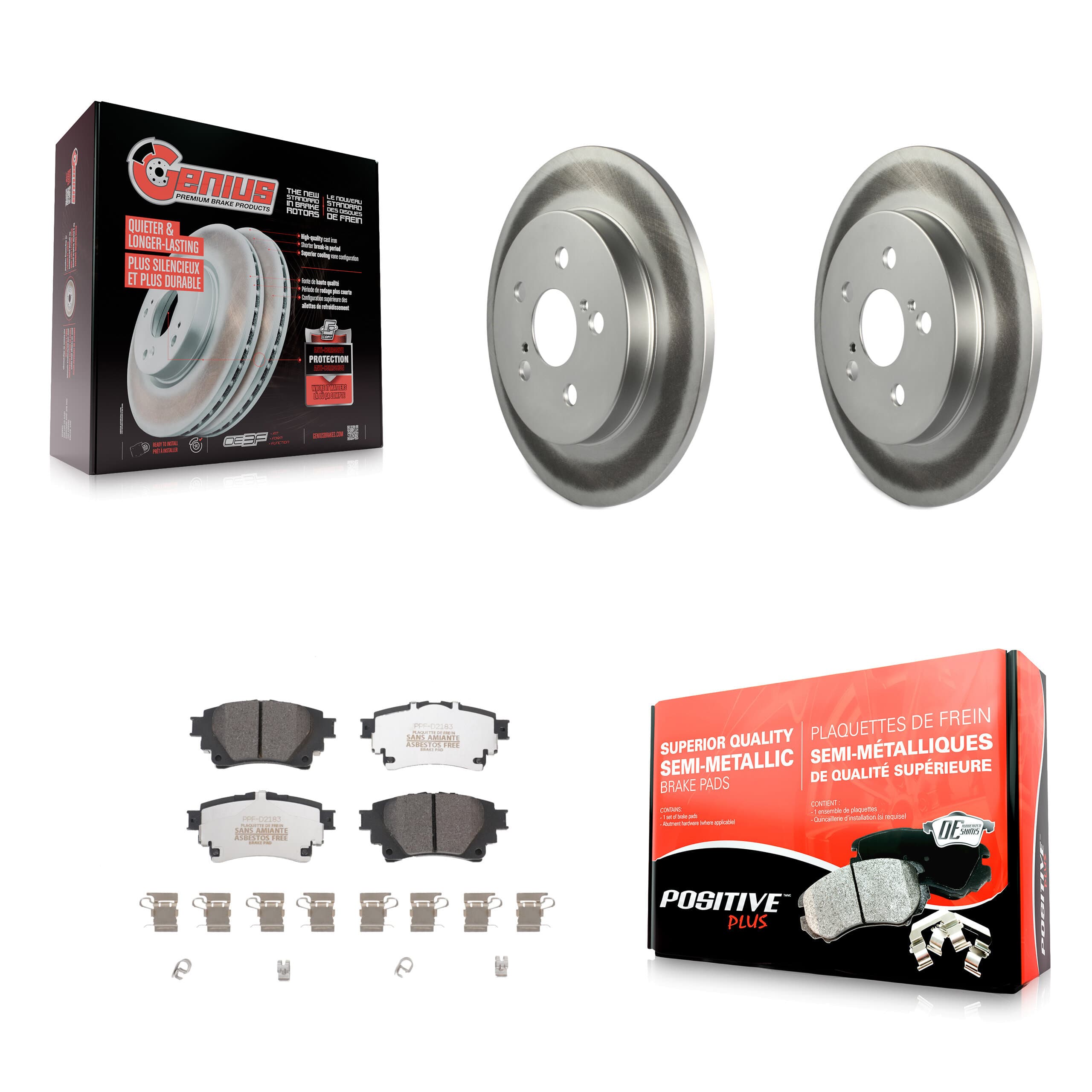 Transit Auto - KGF-102656 - Rear Disc Brake Kits image 1