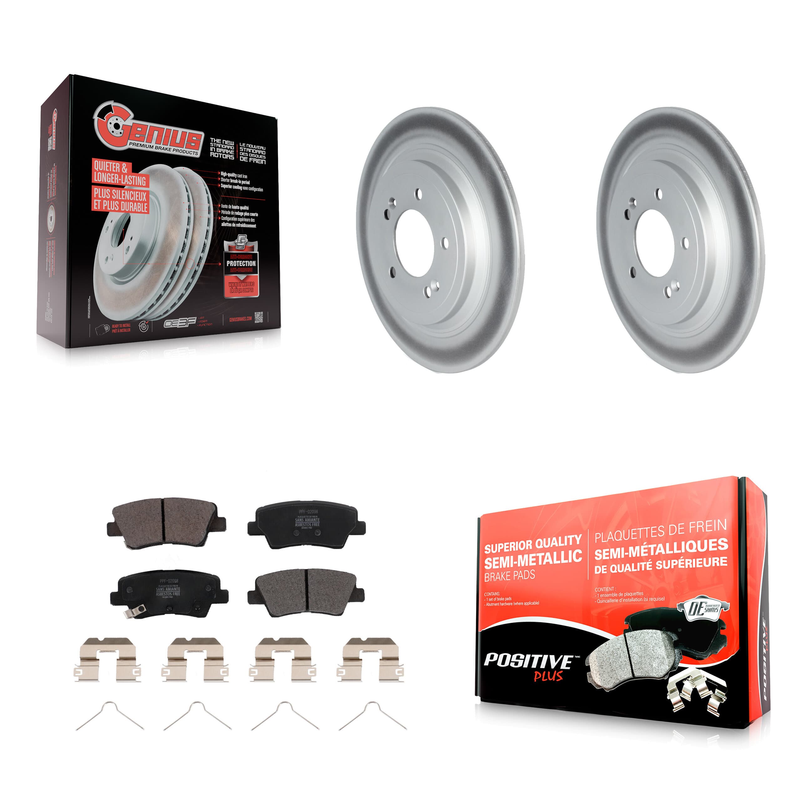 Transit Auto - KGF-102684 - Rear Disc Brake Kits image 1