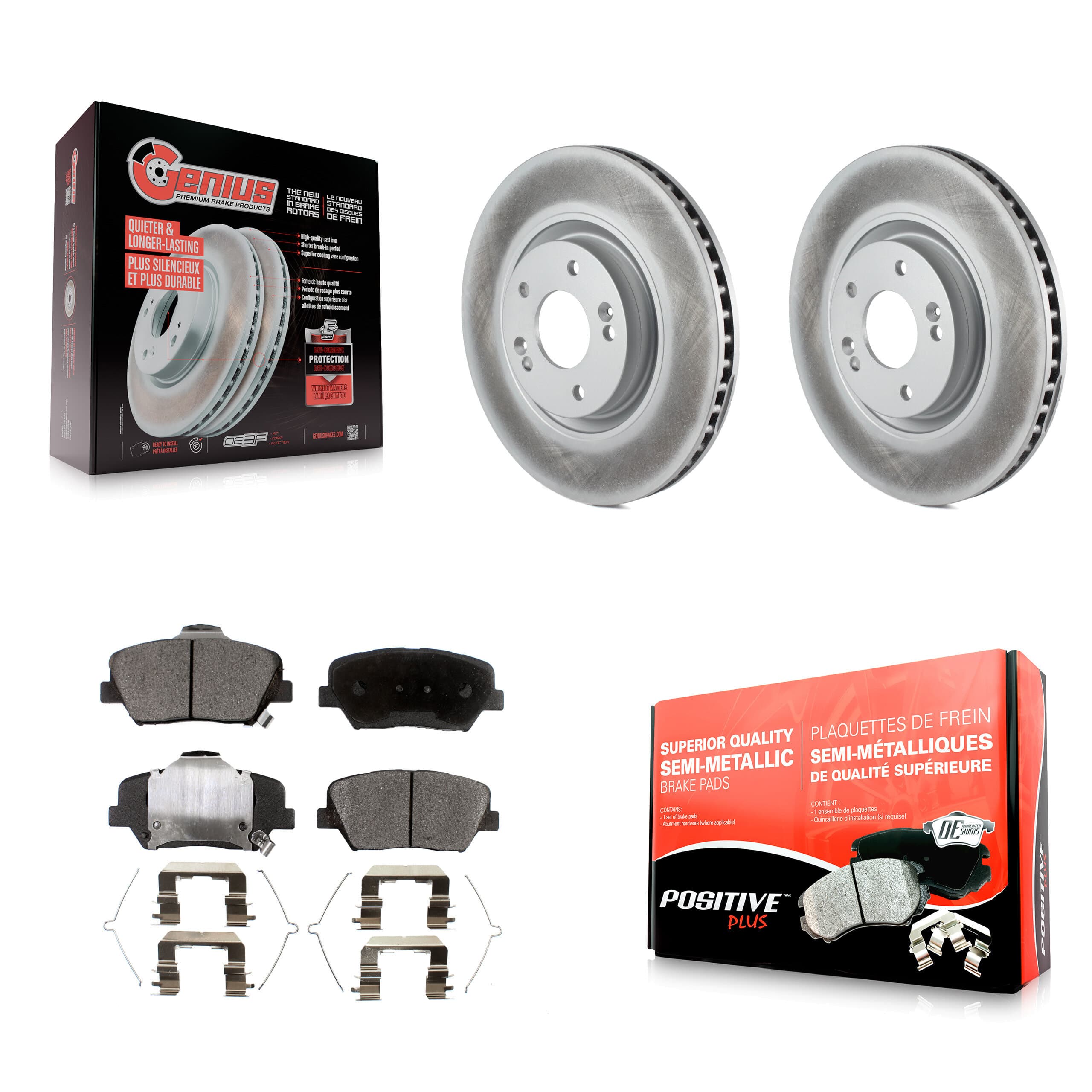 Transit Auto - KGF-102850 - Front Disc Brake Kits image 1