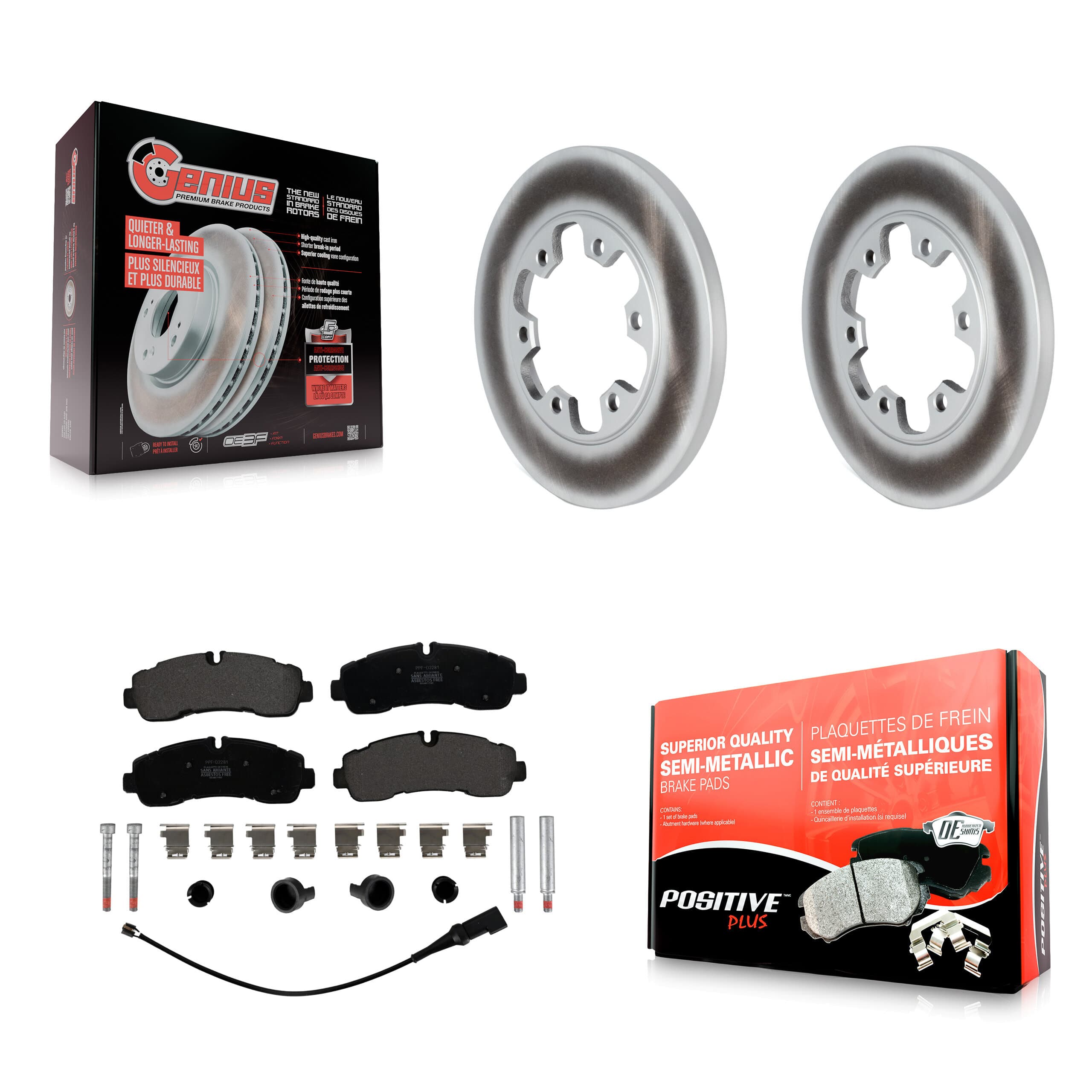 Transit Auto - KGF-102885 - Rear Disc Brake Kits image 1
