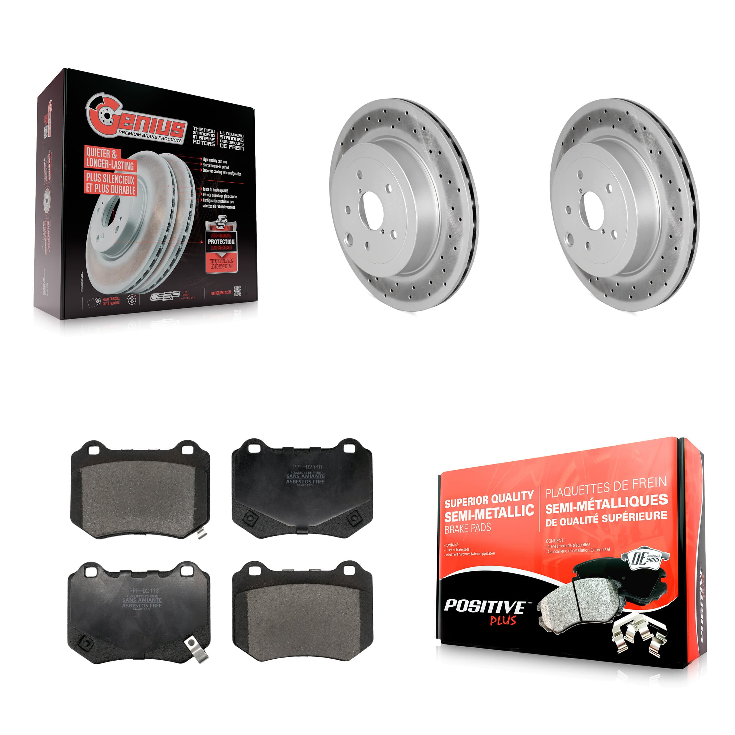 Transit Auto - KGF-103051 - Rear Disc Brake Kits image 1