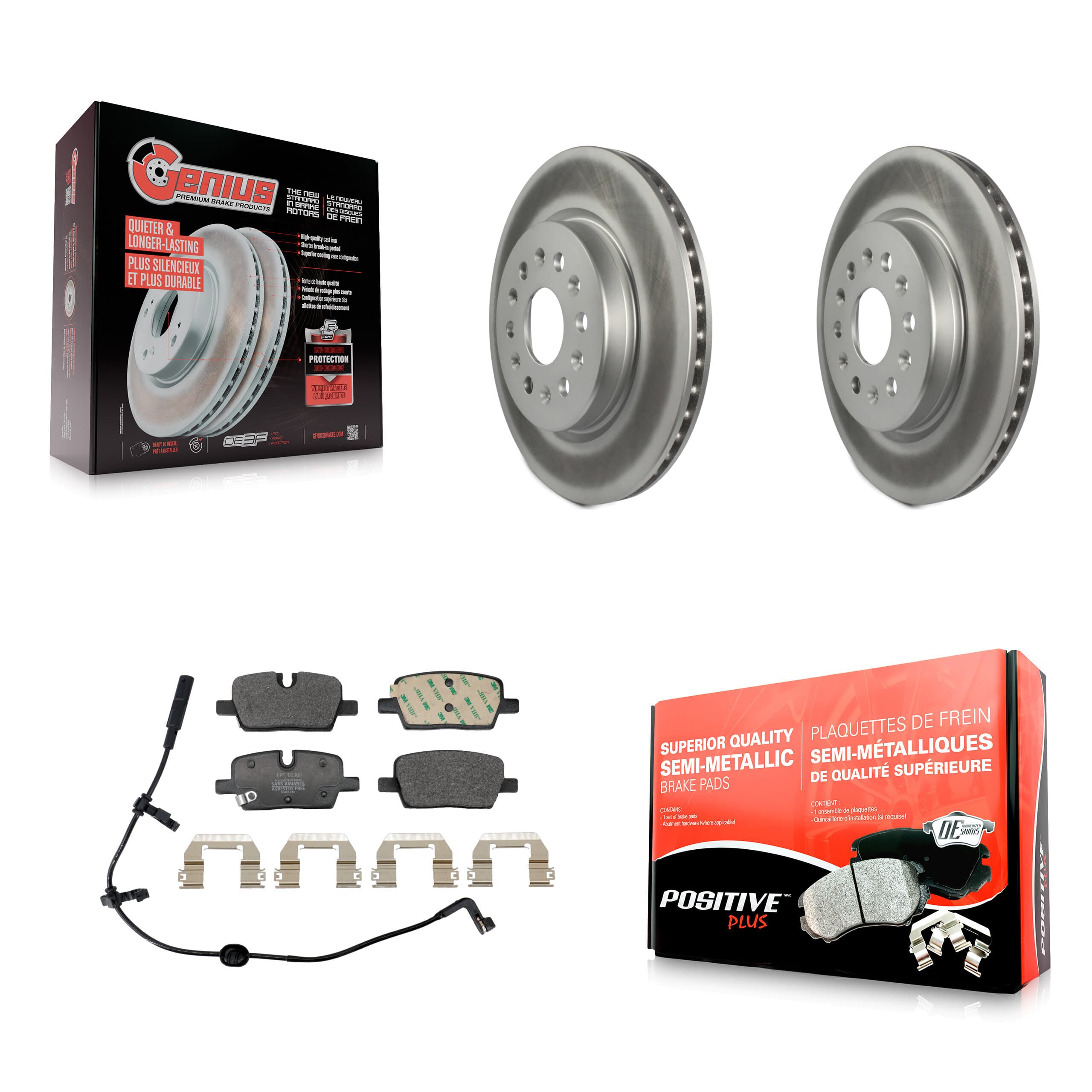Transit Auto - KGF-103296 - Rear Disc Brake Kits image 1