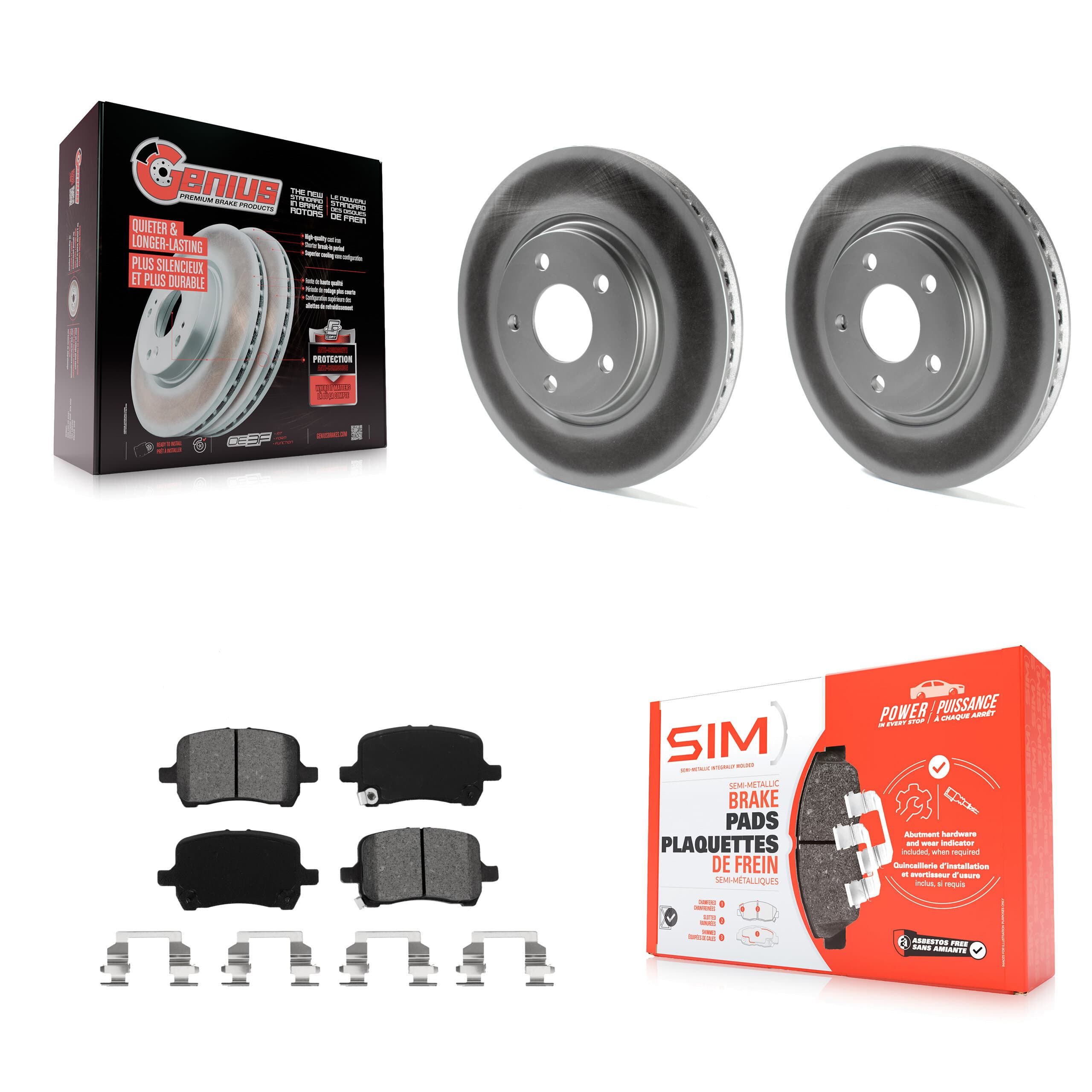 Transit Auto - KGS-100025 - Front Disc Brake Kits image 1