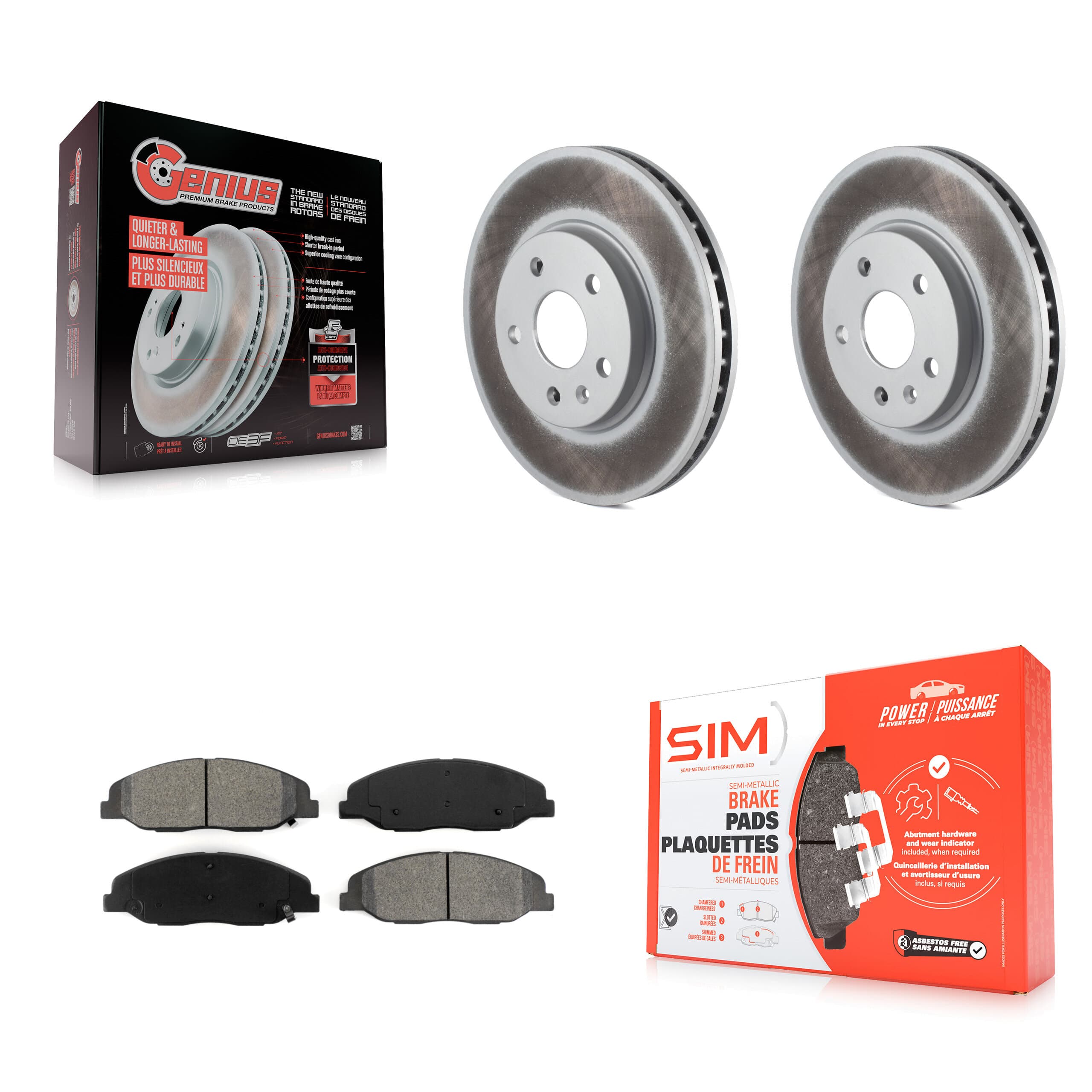 Transit Auto - KGS-100050 - Front Disc Brake Kits image 1