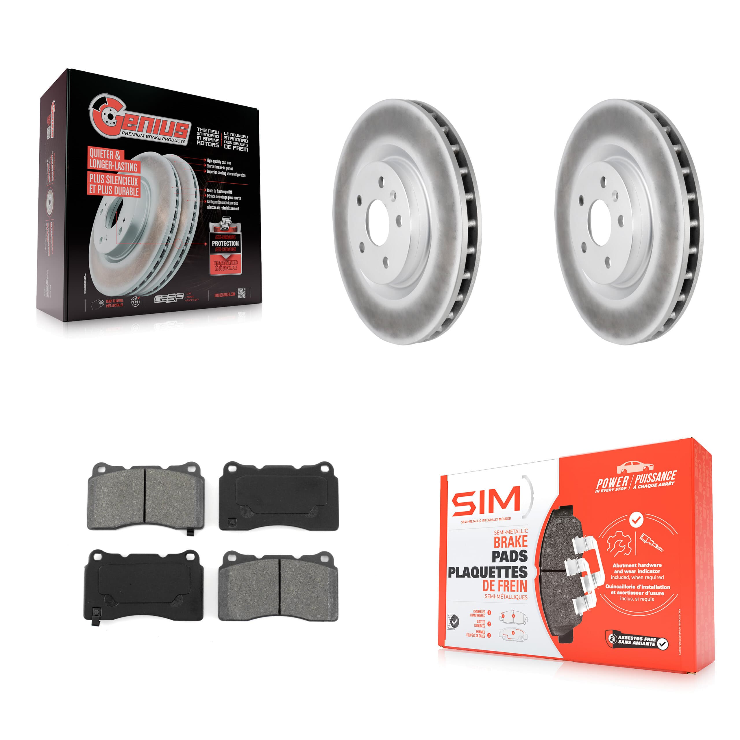 Transit Auto - KGS-100054 - Front Disc Brake Kits image 1