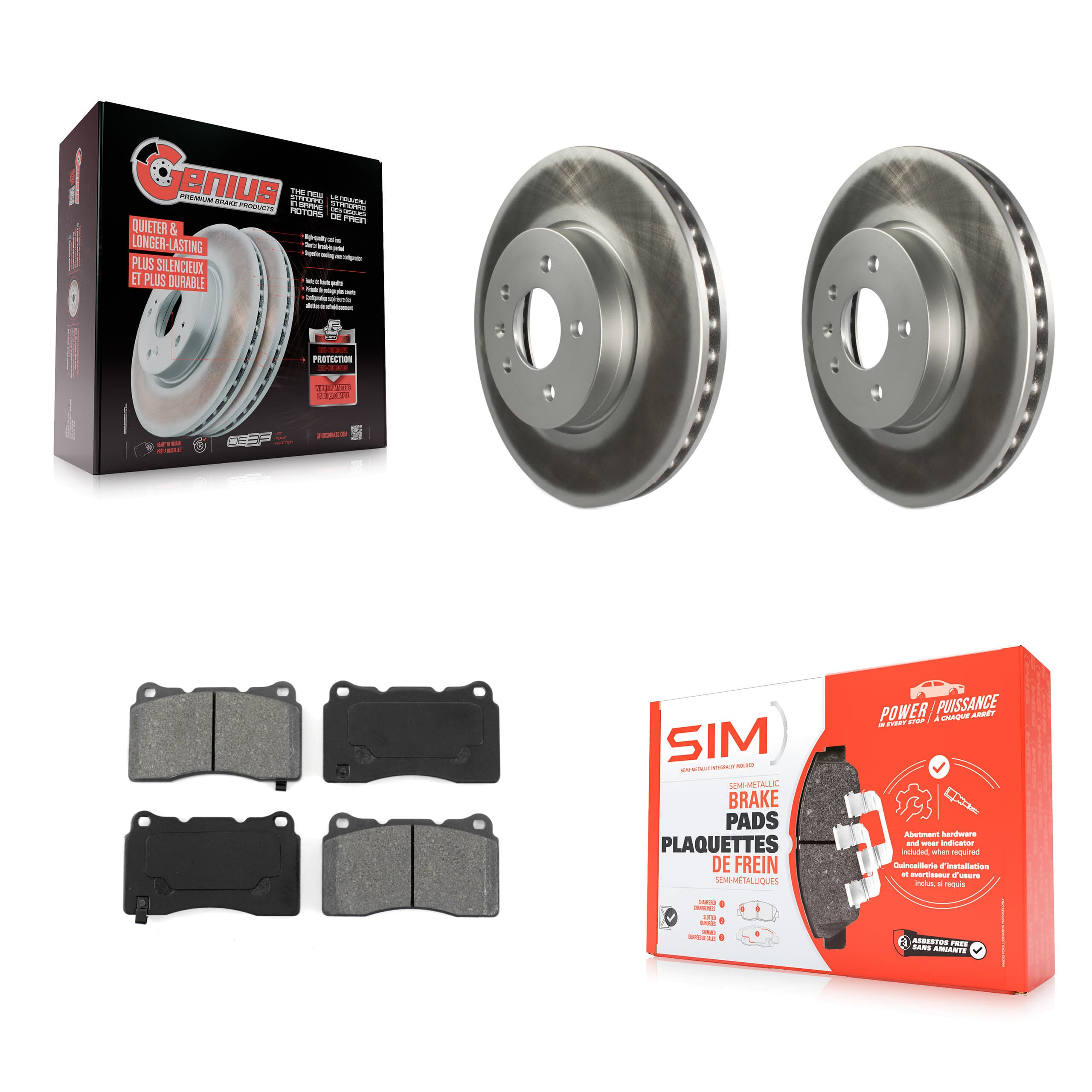 Transit Auto - KGS-100063 - Front Disc Brake Kits image 1