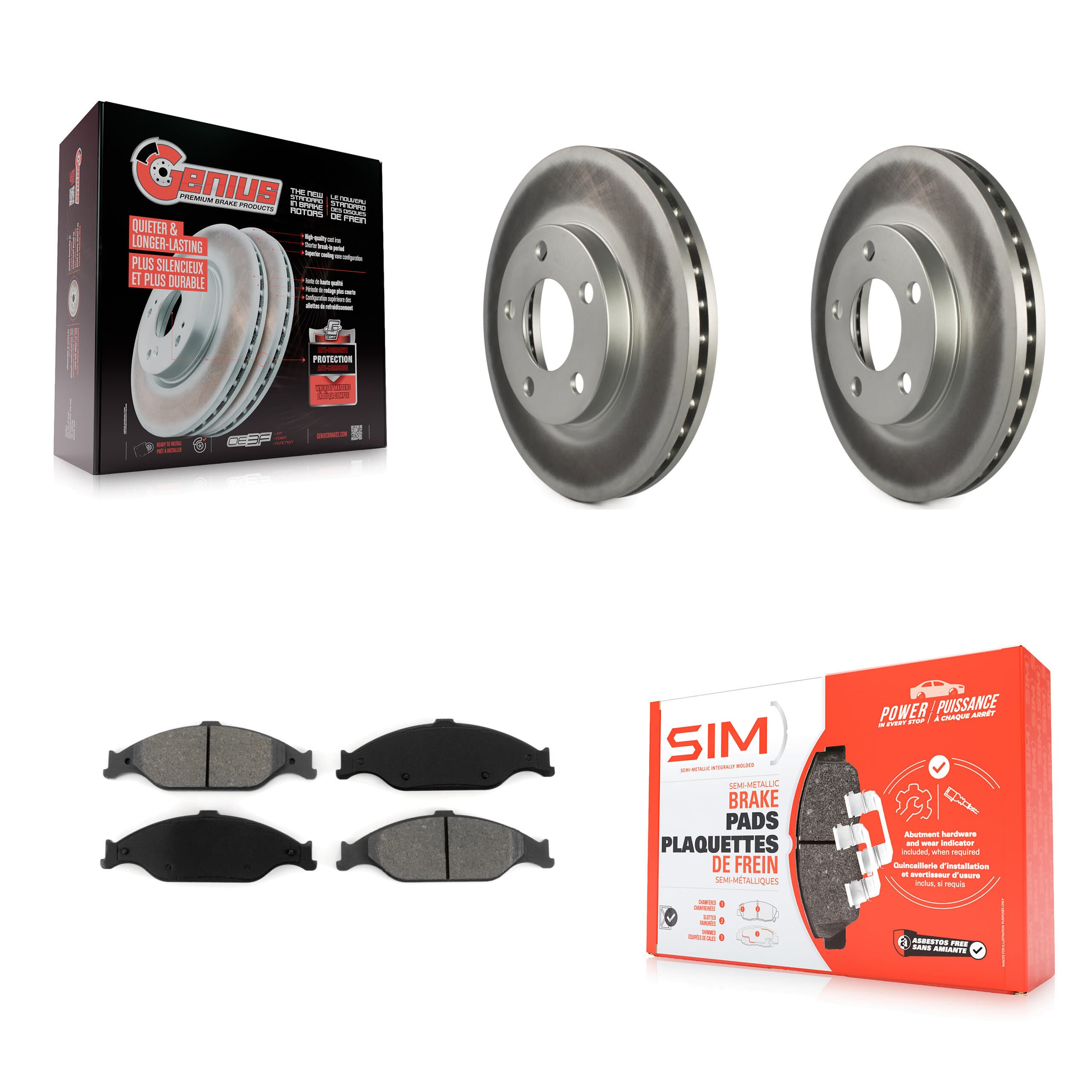 Transit Auto - KGS-100069 - Front Disc Brake Kits image 1
