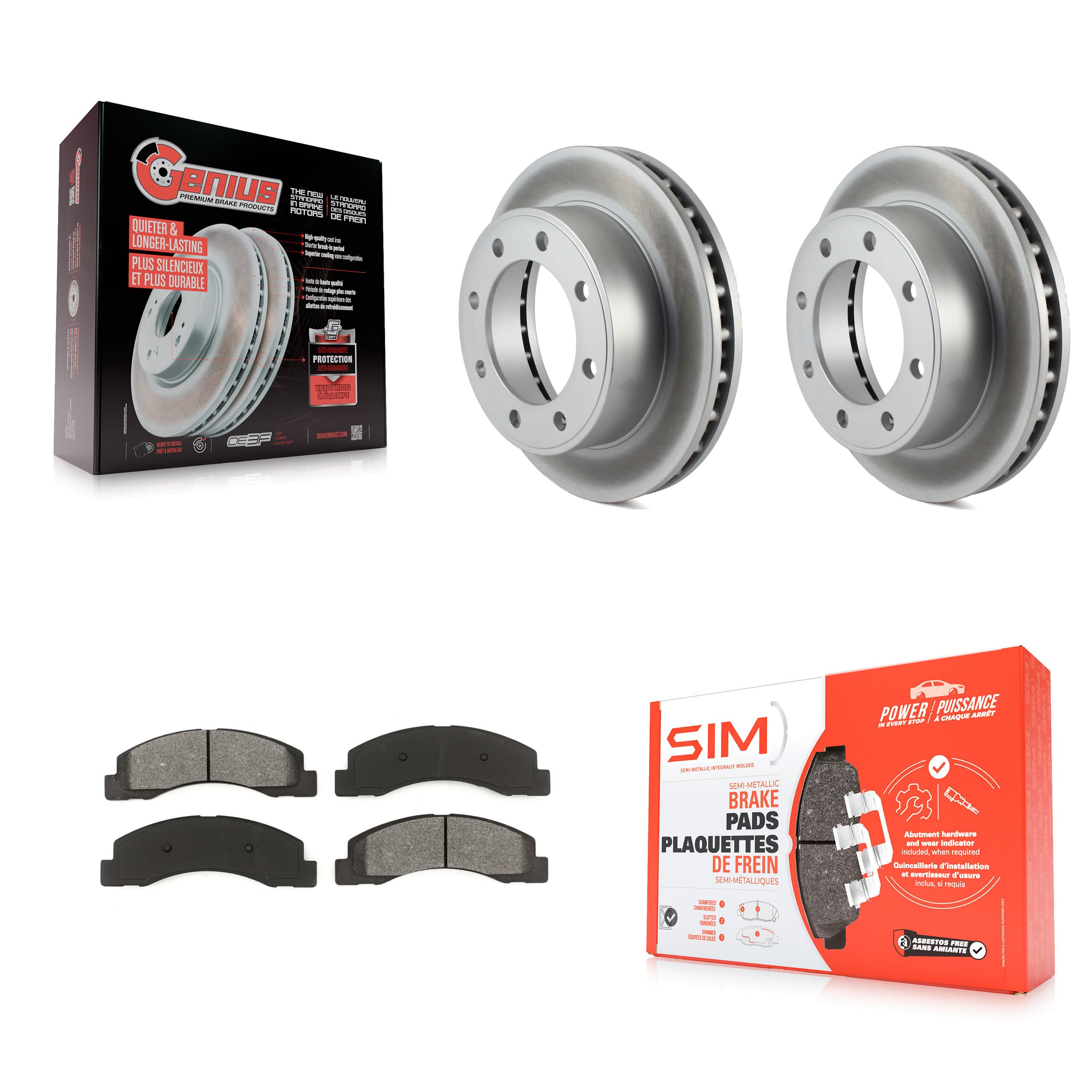 Transit Auto - KGS-100080 - Front Disc Brake Kits image 1