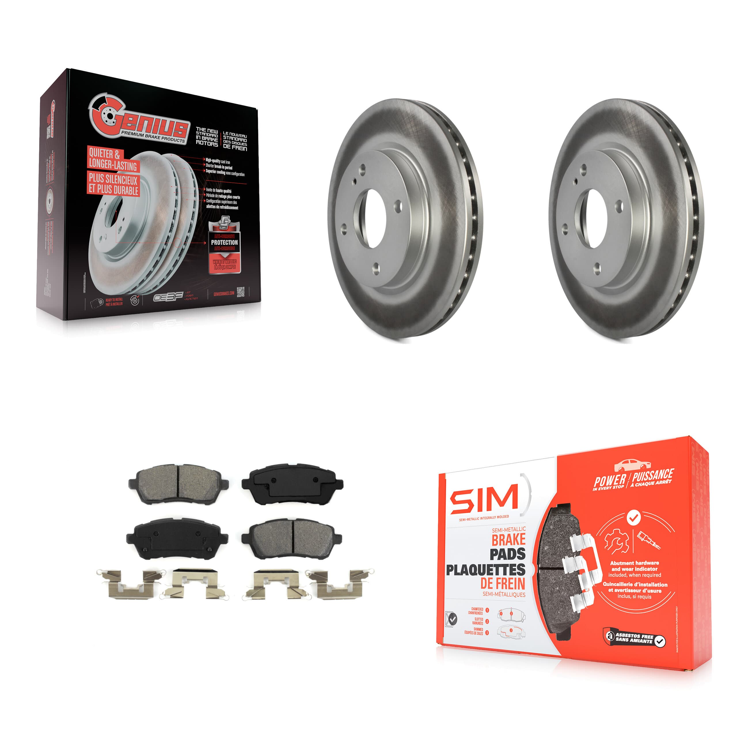 Transit Auto - KGS-100119 - Front Disc Brake Kits image 1