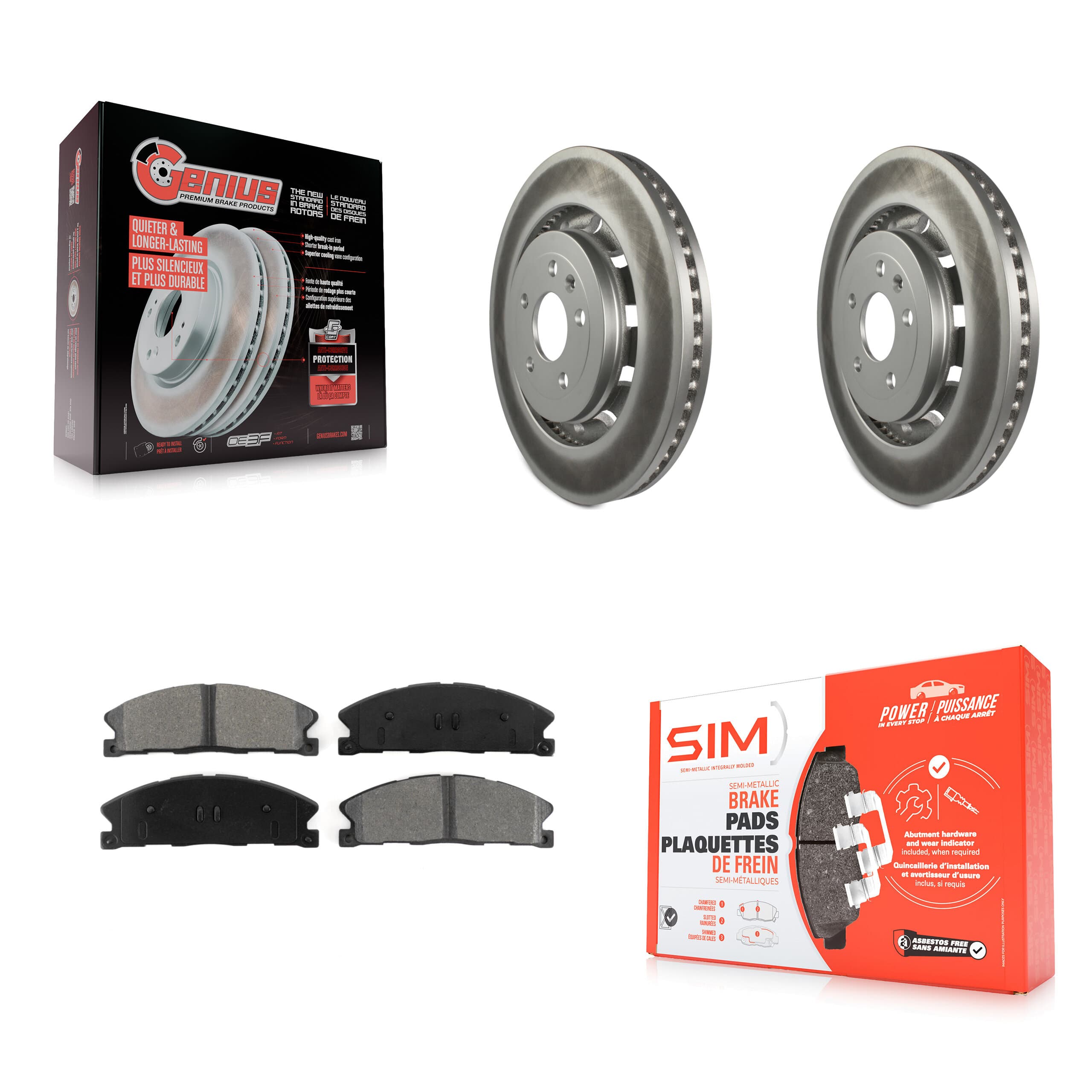 Transit Auto - KGS-100121 - Front Disc Brake Kits image 1