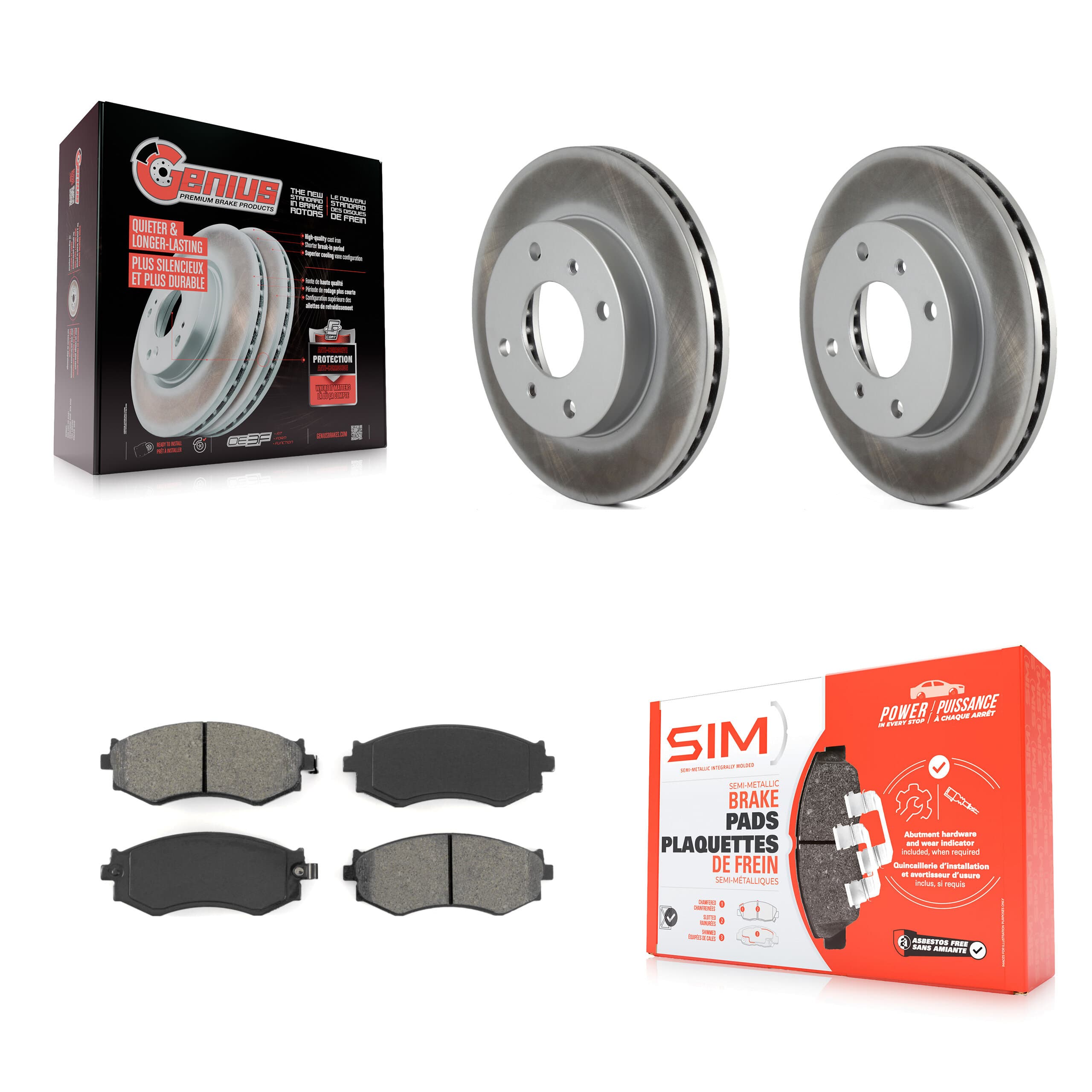 Transit Auto - KGS-100173 - Front Disc Brake Kits image 1