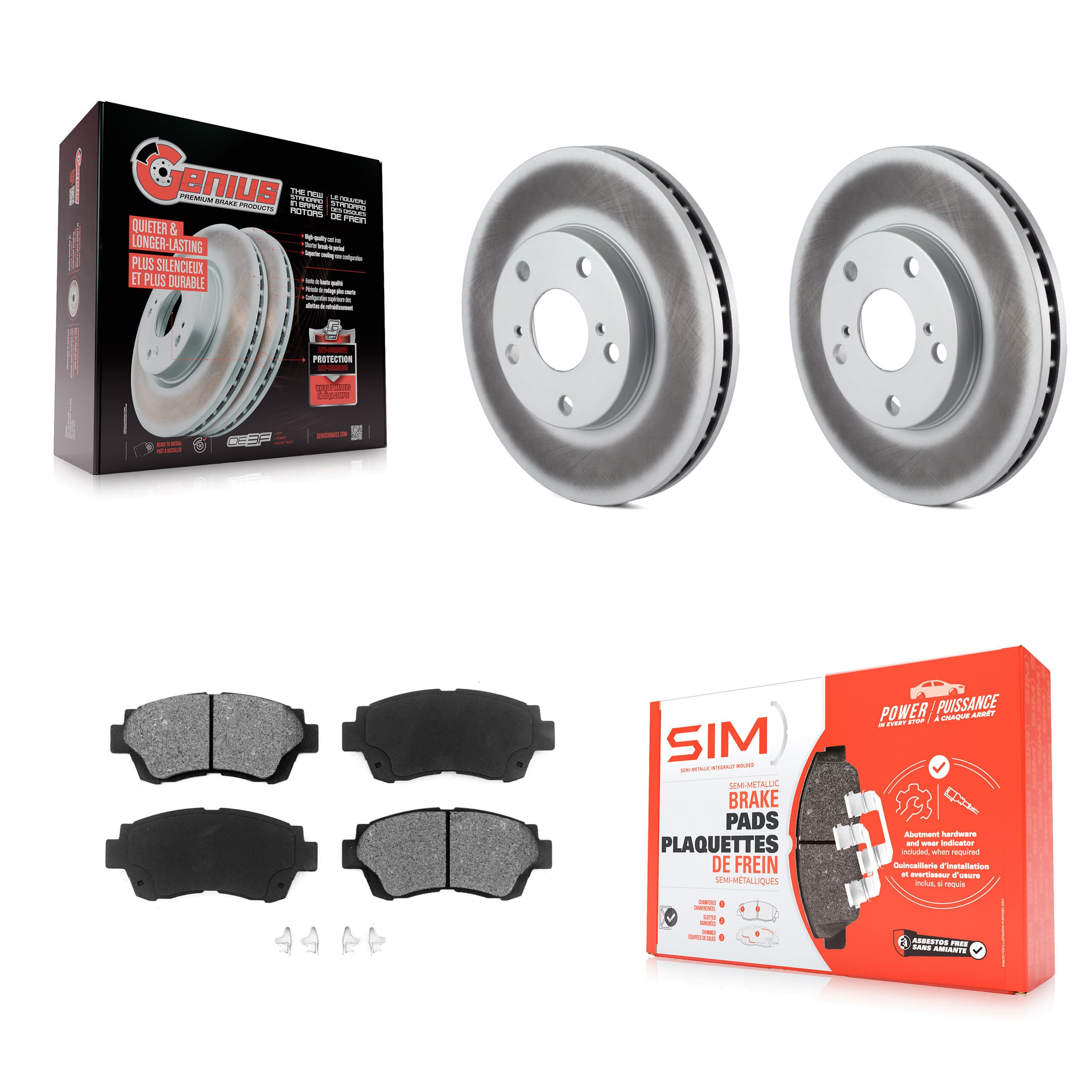 Transit Auto - KGS-100184 - Front Disc Brake Kits image 1