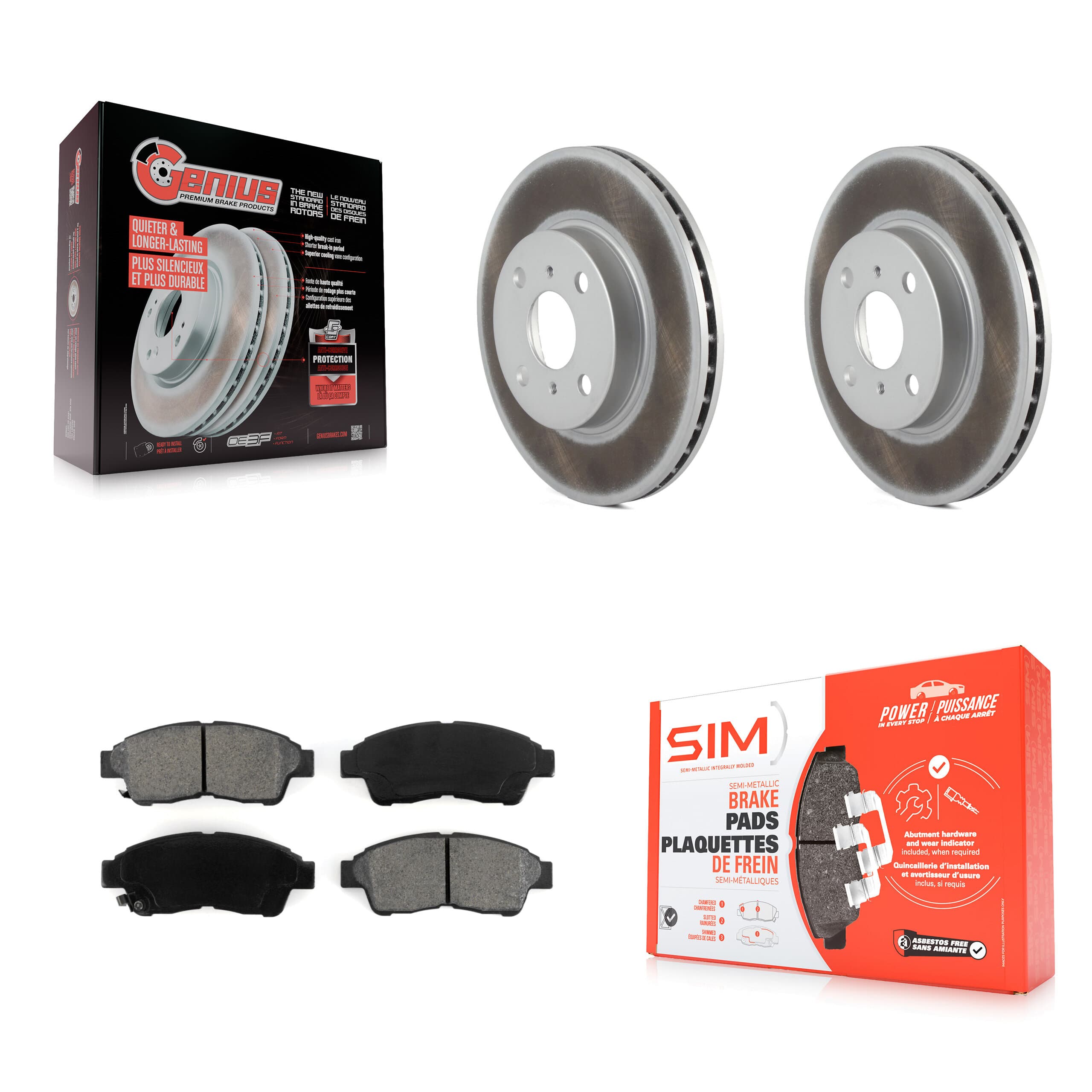 Transit Auto - KGS-100190 - Front Disc Brake Kits image 1