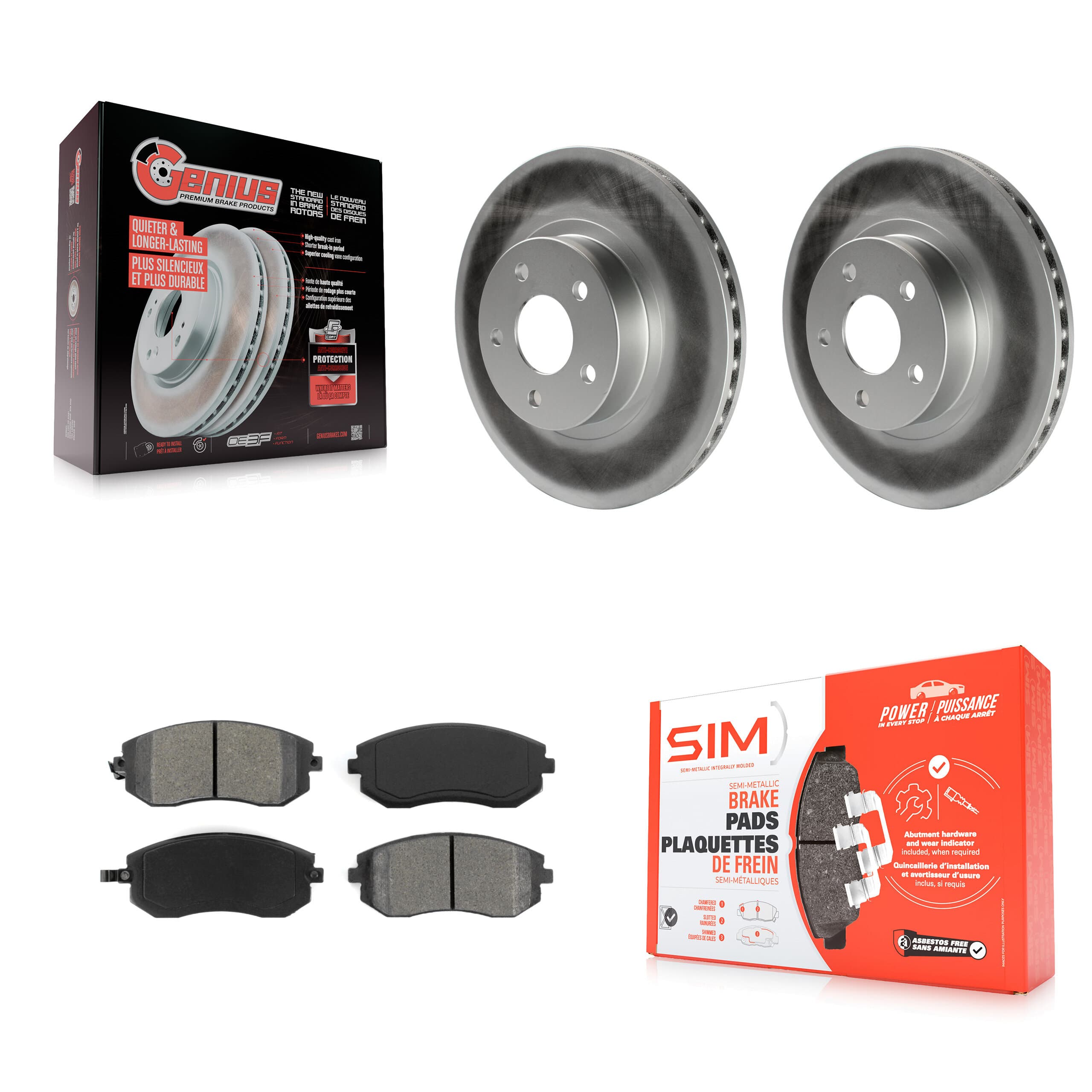 Transit Auto - KGS-100200 - Front Disc Brake Kits image 1