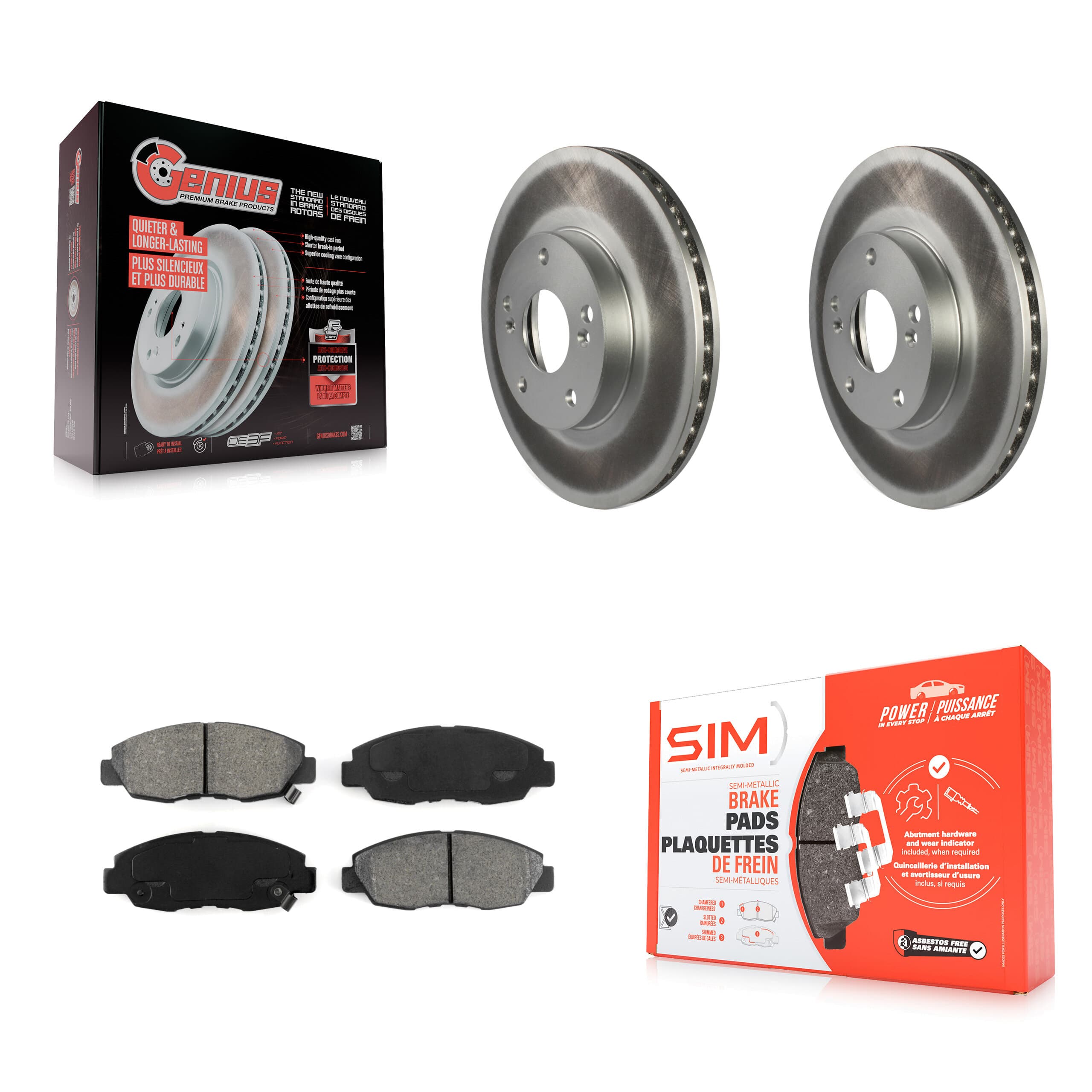 Transit Auto - KGS-100205 - Front Disc Brake Kits image 1