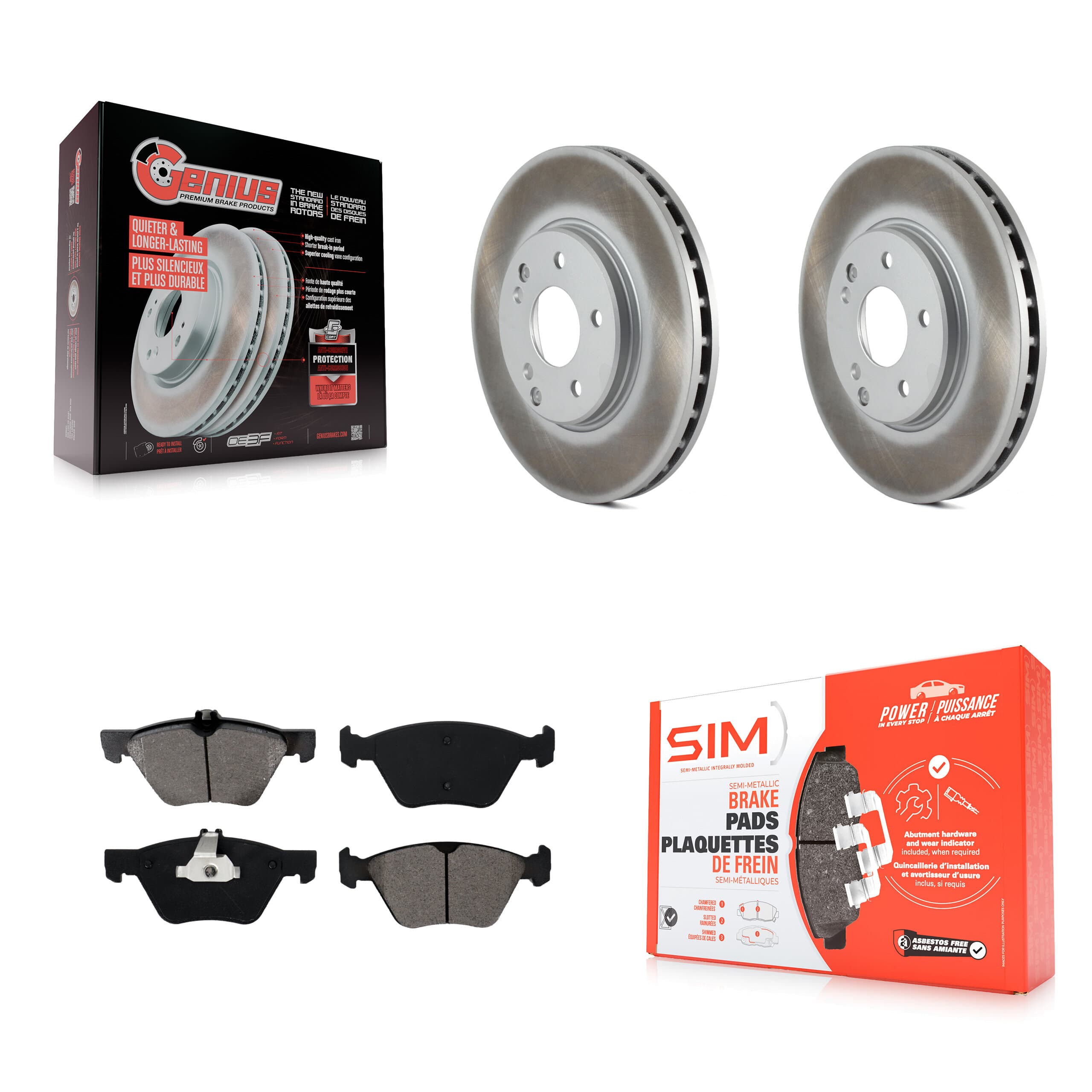 Transit Auto - KGS-100212 - Front Disc Brake Kits image 1