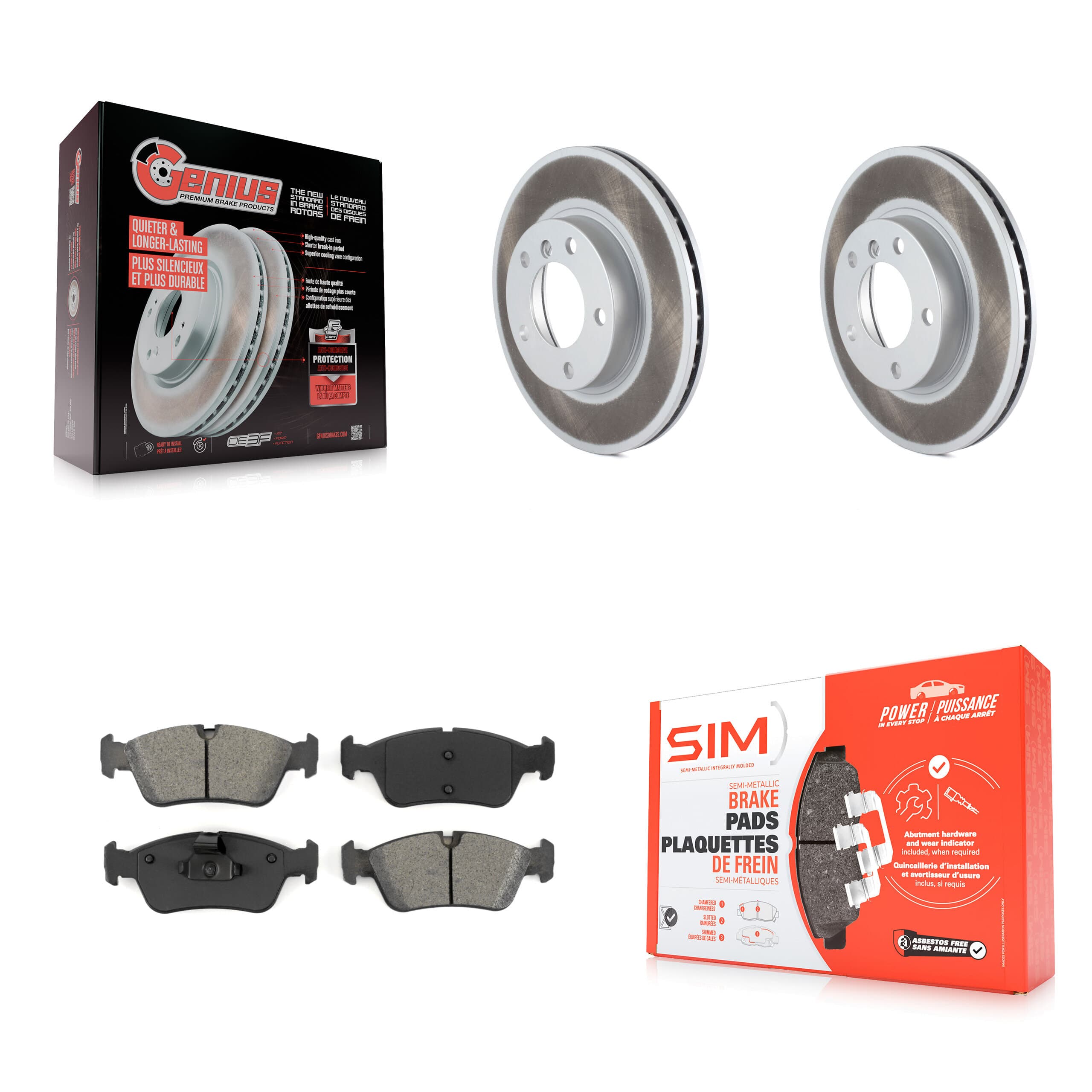 Transit Auto - KGS-100216 - Front Disc Brake Kits image 1