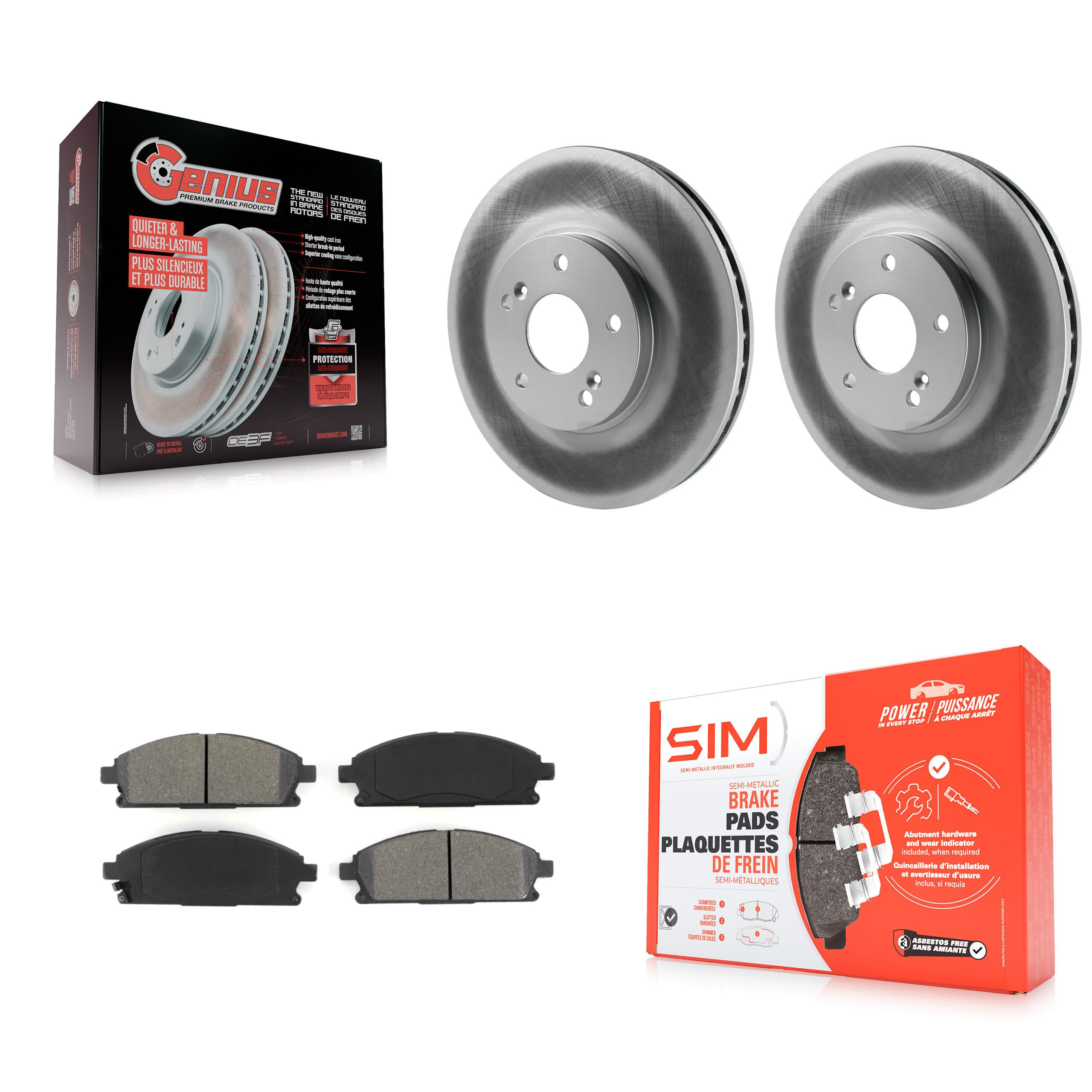 Transit Auto - KGS-100220 - Front Disc Brake Kits image 1