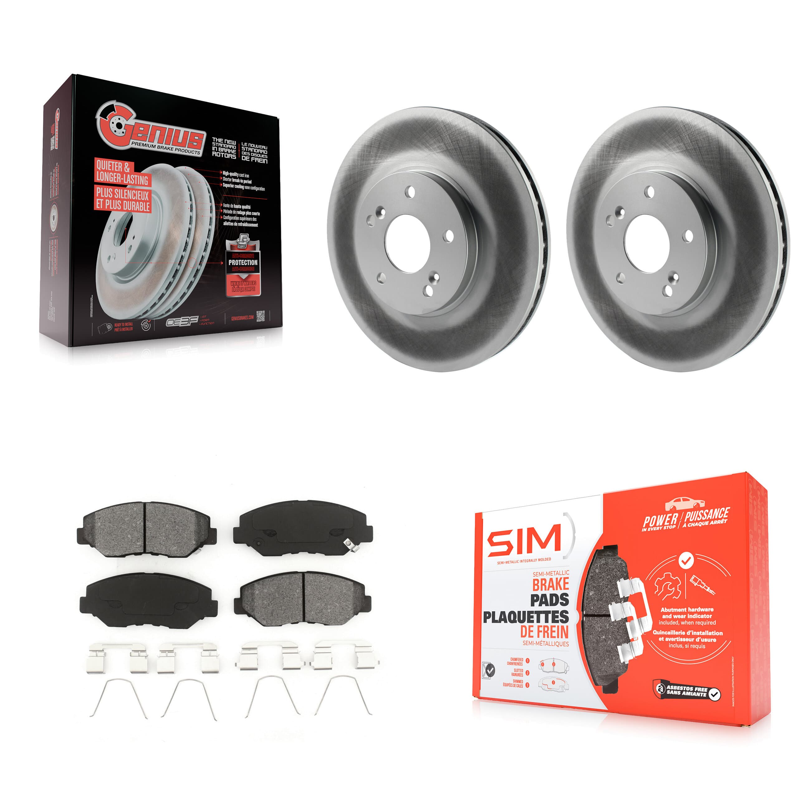 Transit Auto - KGS-100221 - Front Disc Brake Kits image 1