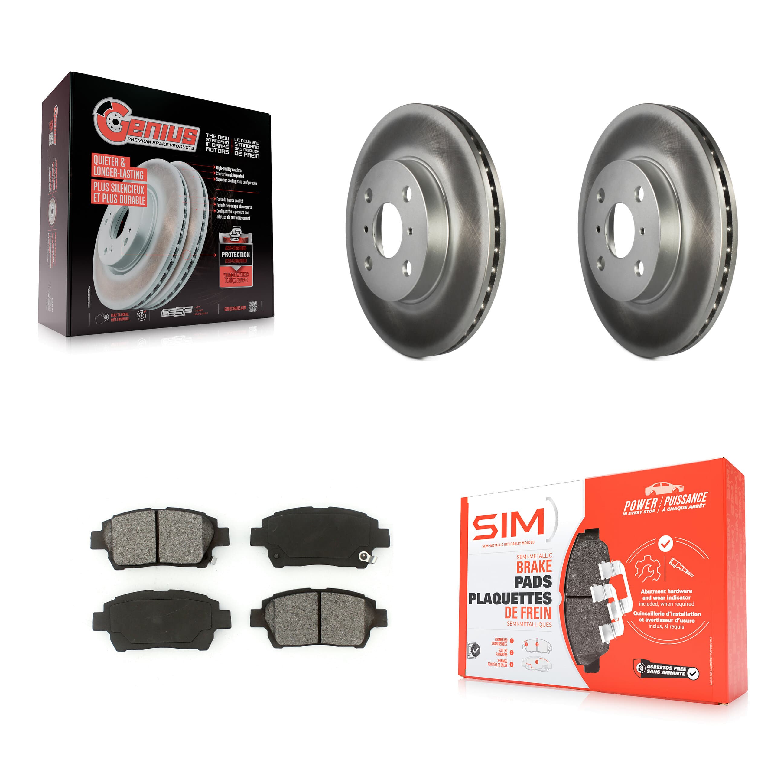 Transit Auto - KGS-100236 - Front Disc Brake Kits image 1