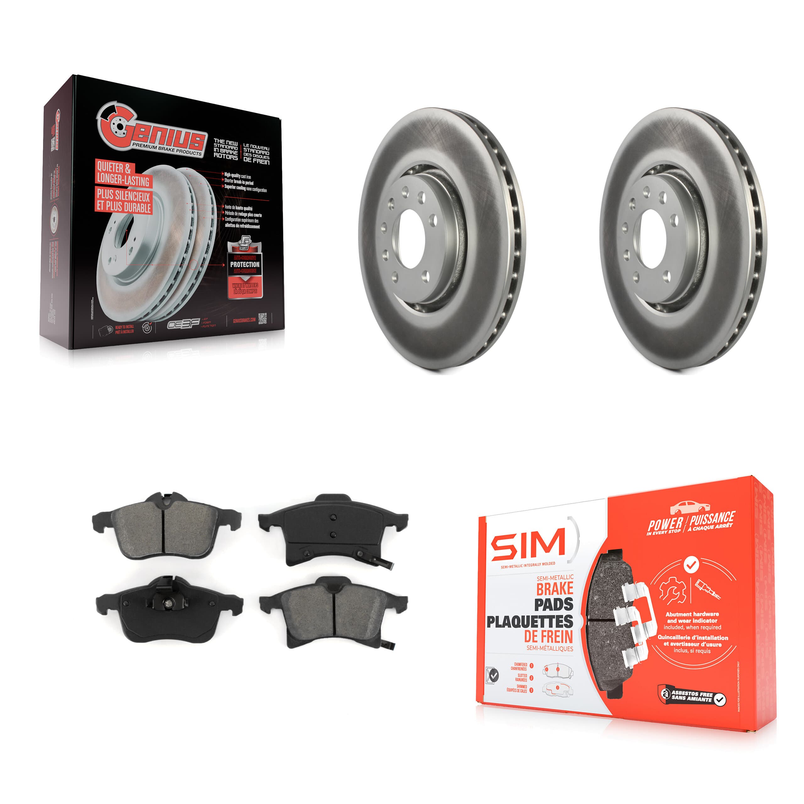 Transit Auto - KGS-100252 - Front Disc Brake Kits image 1