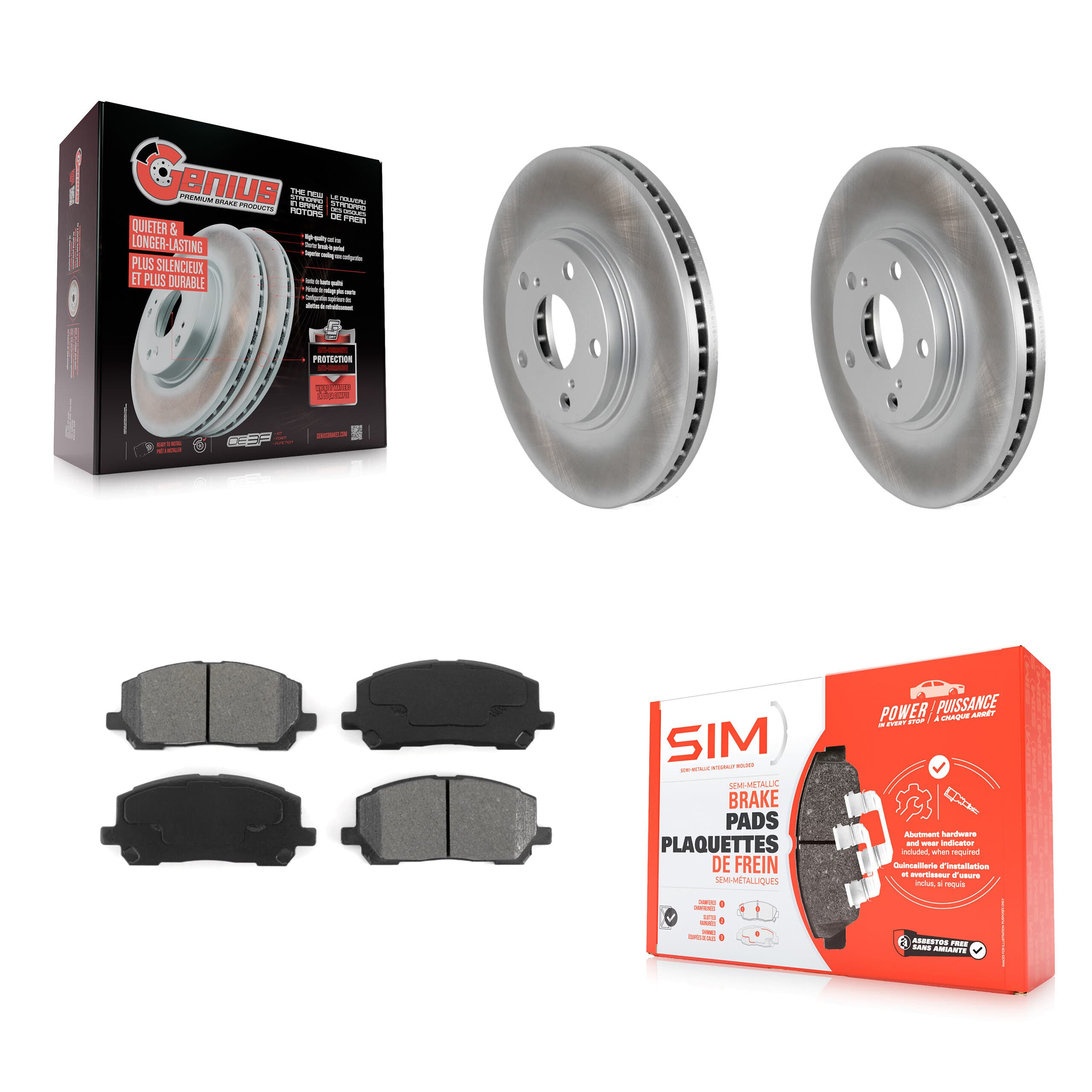 Transit Auto - KGS-100285 - Front Disc Brake Kits image 1