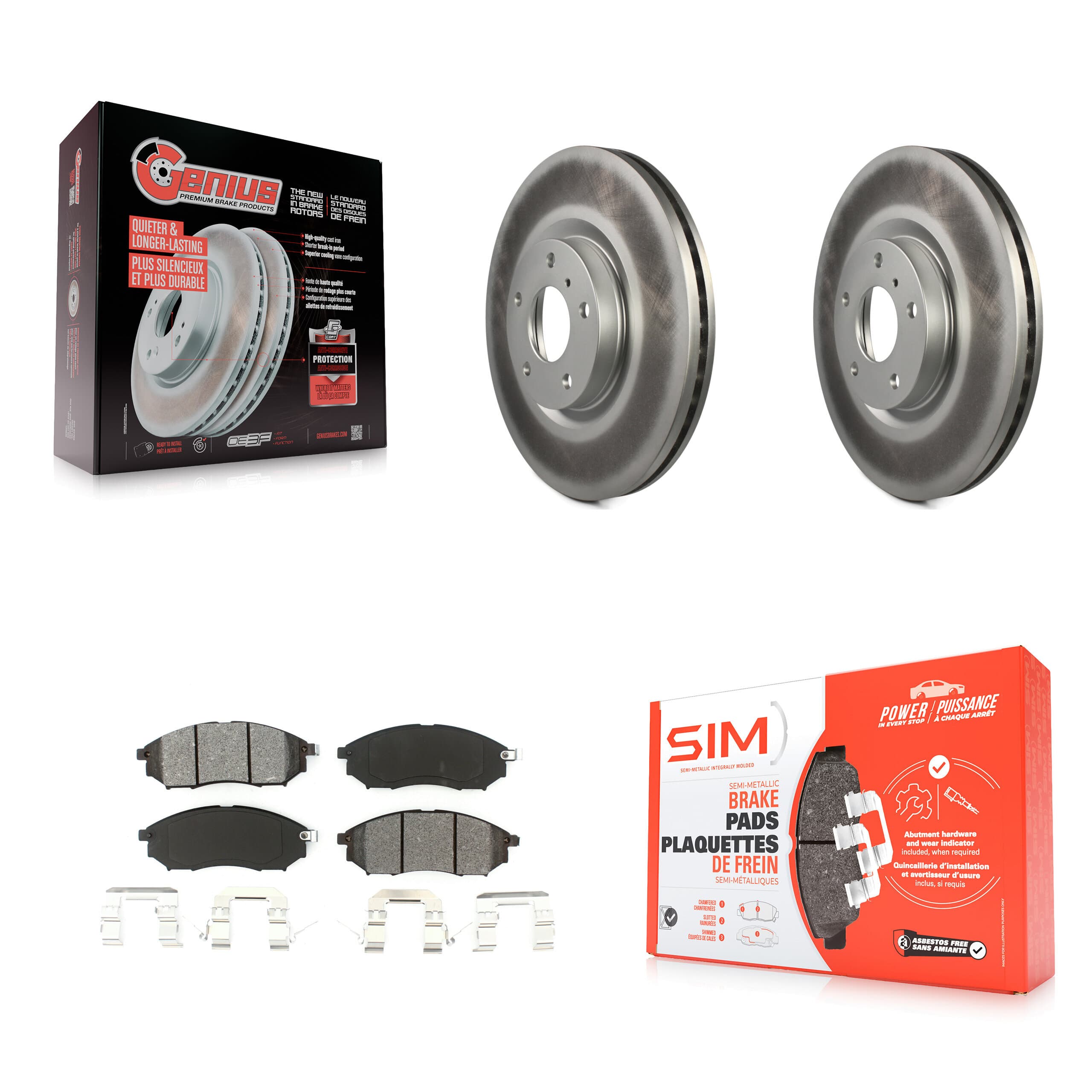 Transit Auto - KGS-100304 - Front Disc Brake Kits image 1
