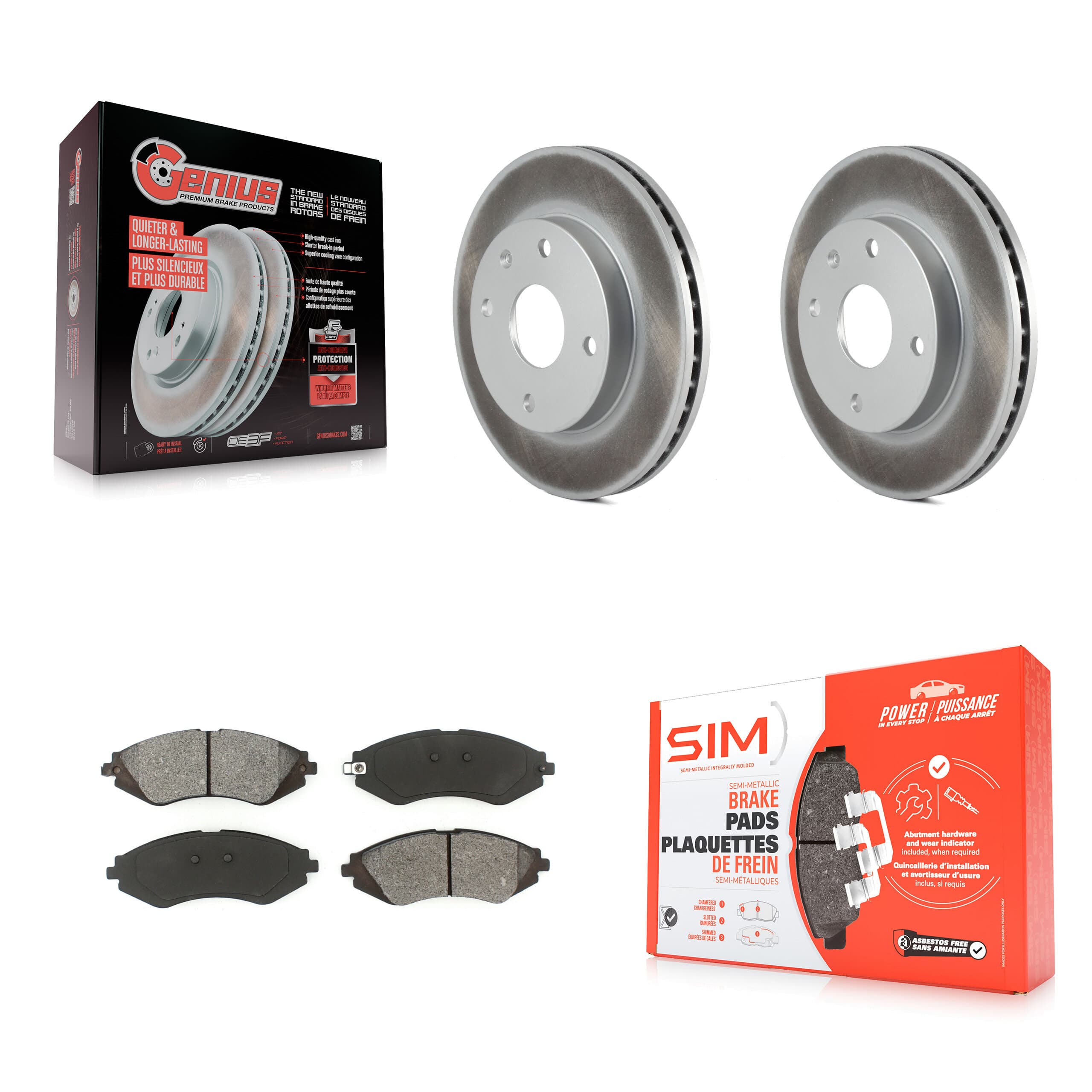Transit Auto - KGS-100315 - Front Disc Brake Kits image 1