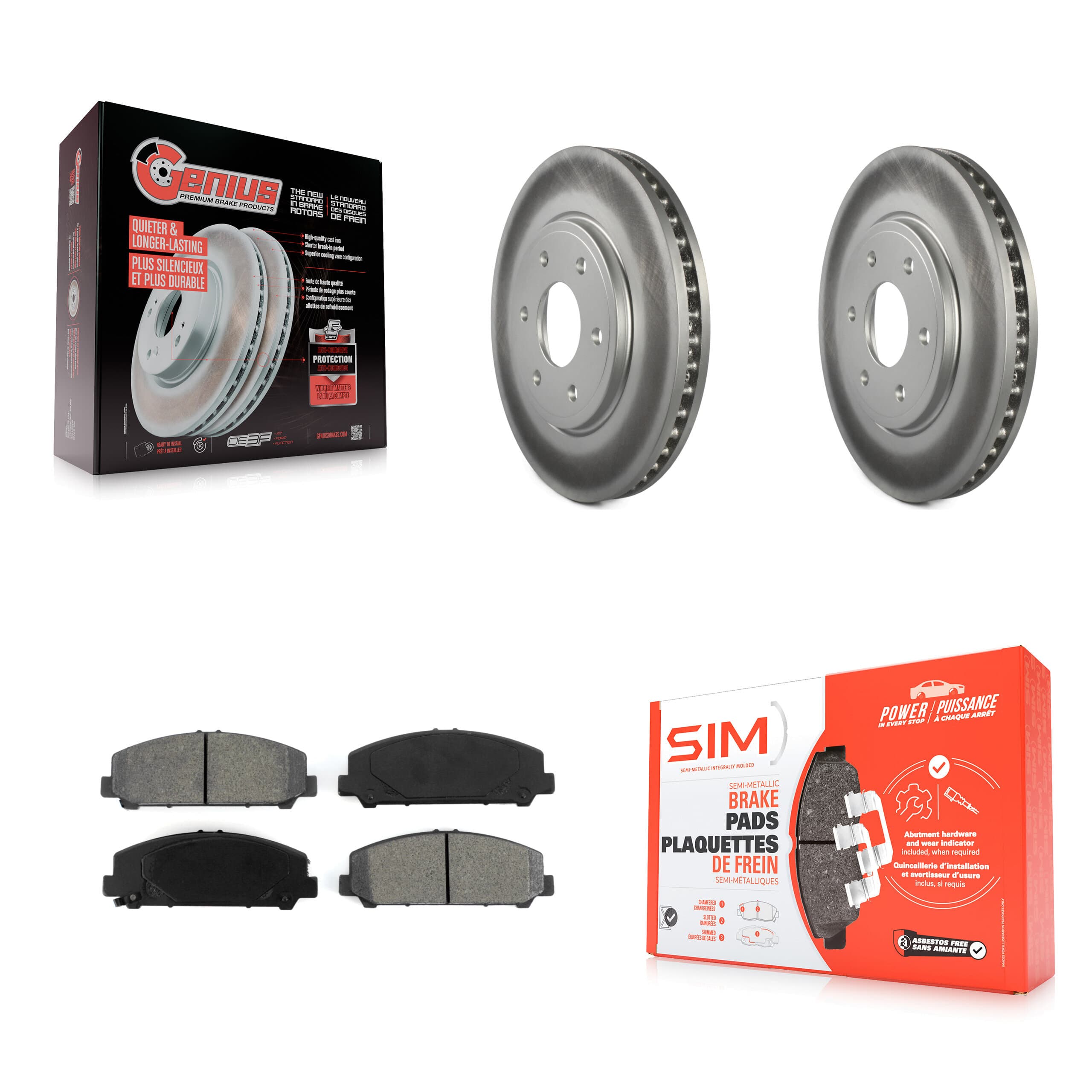 Transit Auto - KGS-100324 - Front Disc Brake Kits image 1