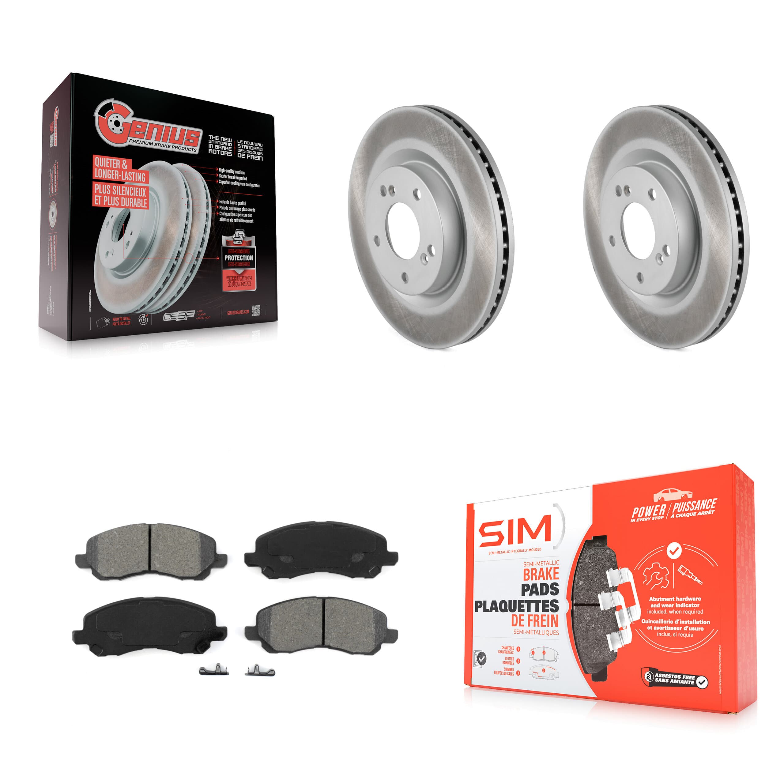 Transit Auto - KGS-100341 - Front Disc Brake Kits image 1