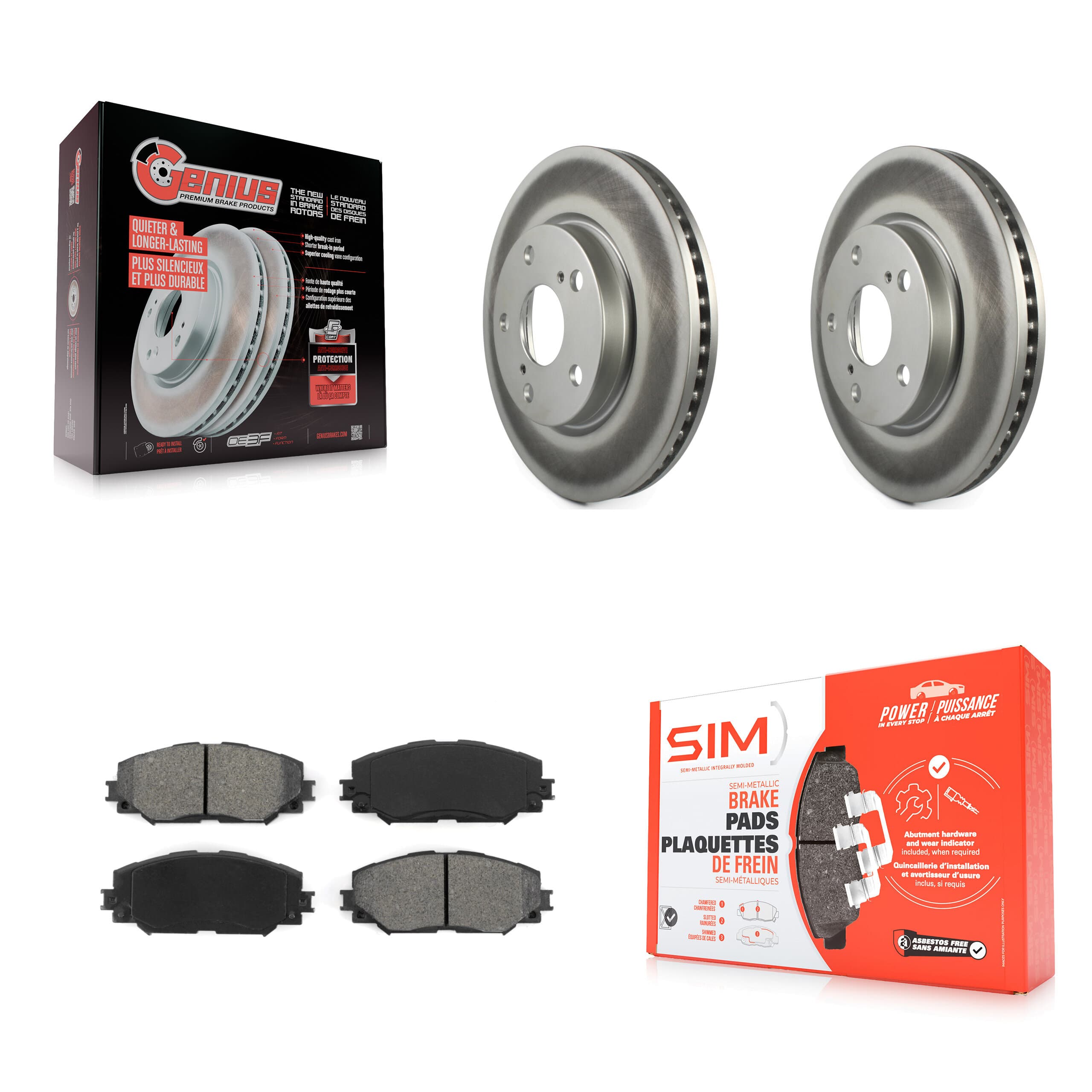 Transit Auto - KGS-100360 - Front Disc Brake Kits image 1