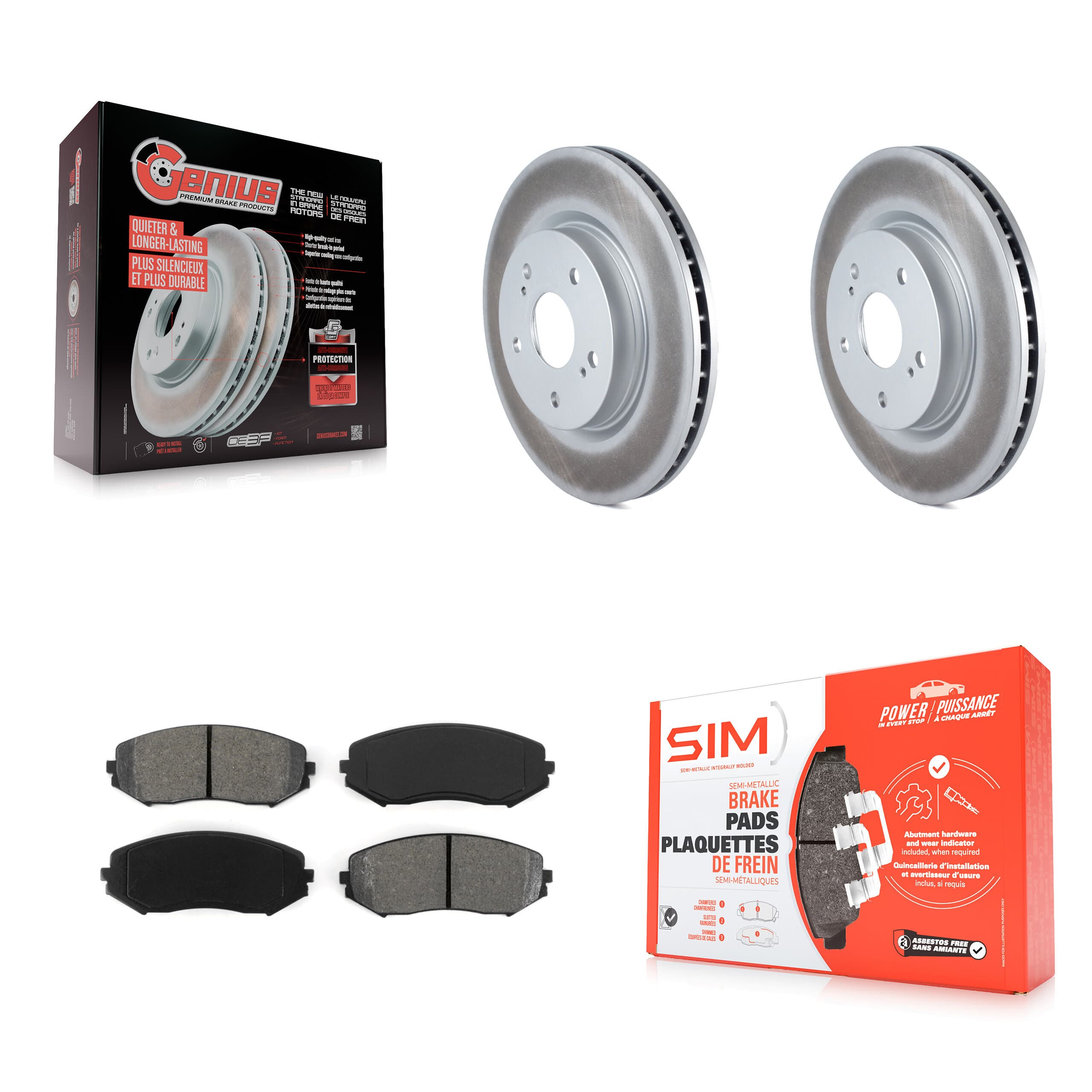 Transit Auto - KGS-100365 - Front Disc Brake Kits image 1