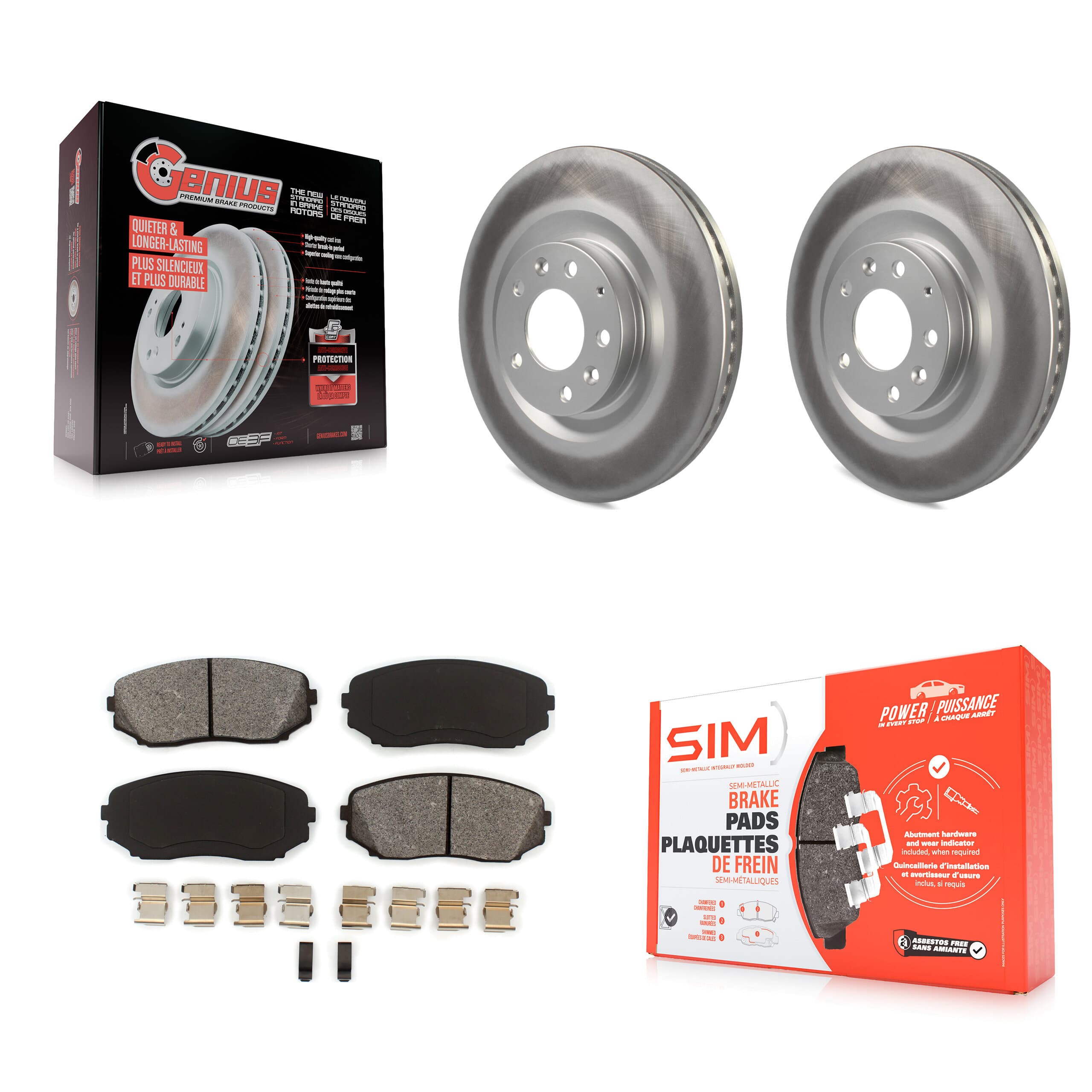 Transit Auto - KGS-100385 - Front Disc Brake Kits image 1