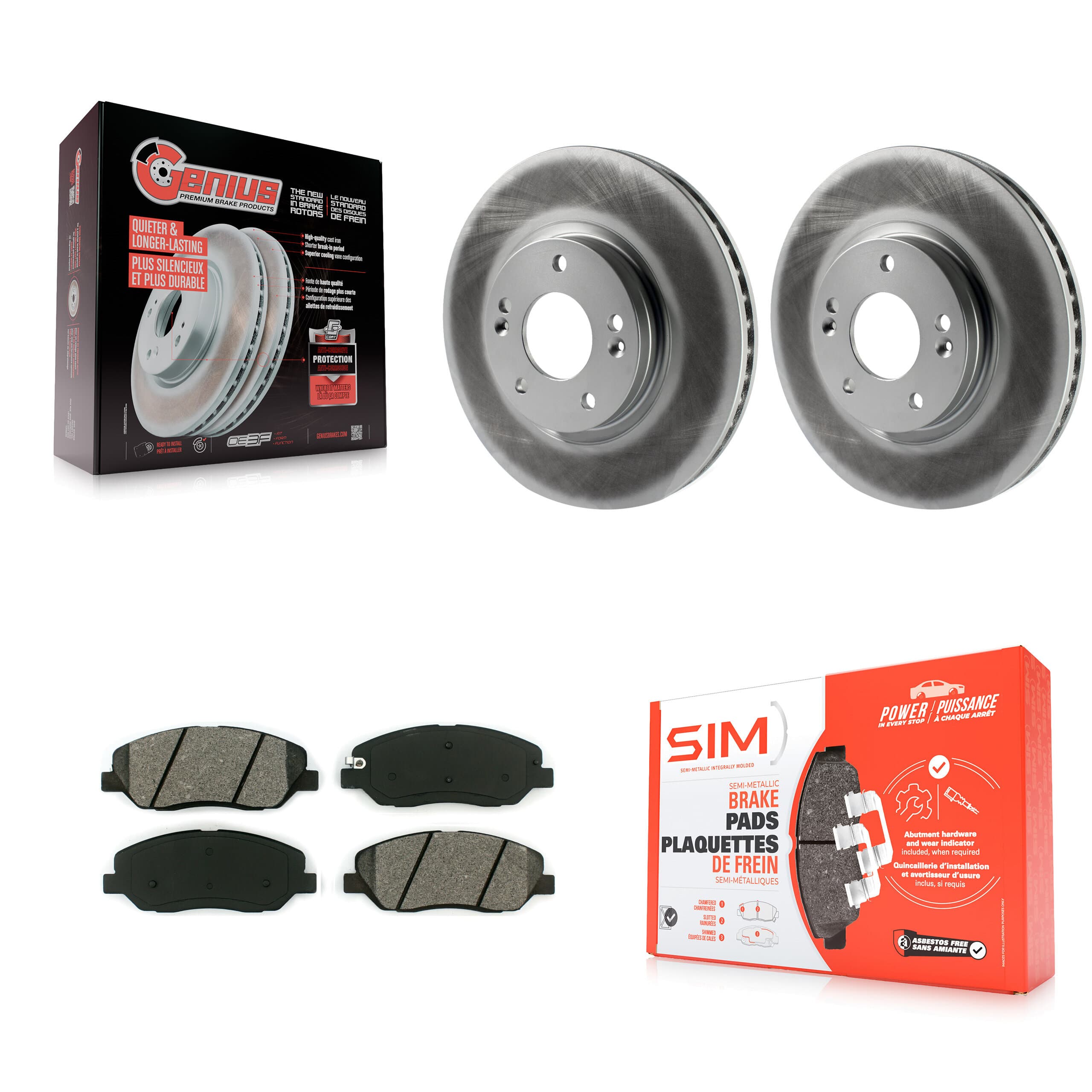 Transit Auto - KGS-100389 - Front Disc Brake Kits image 1