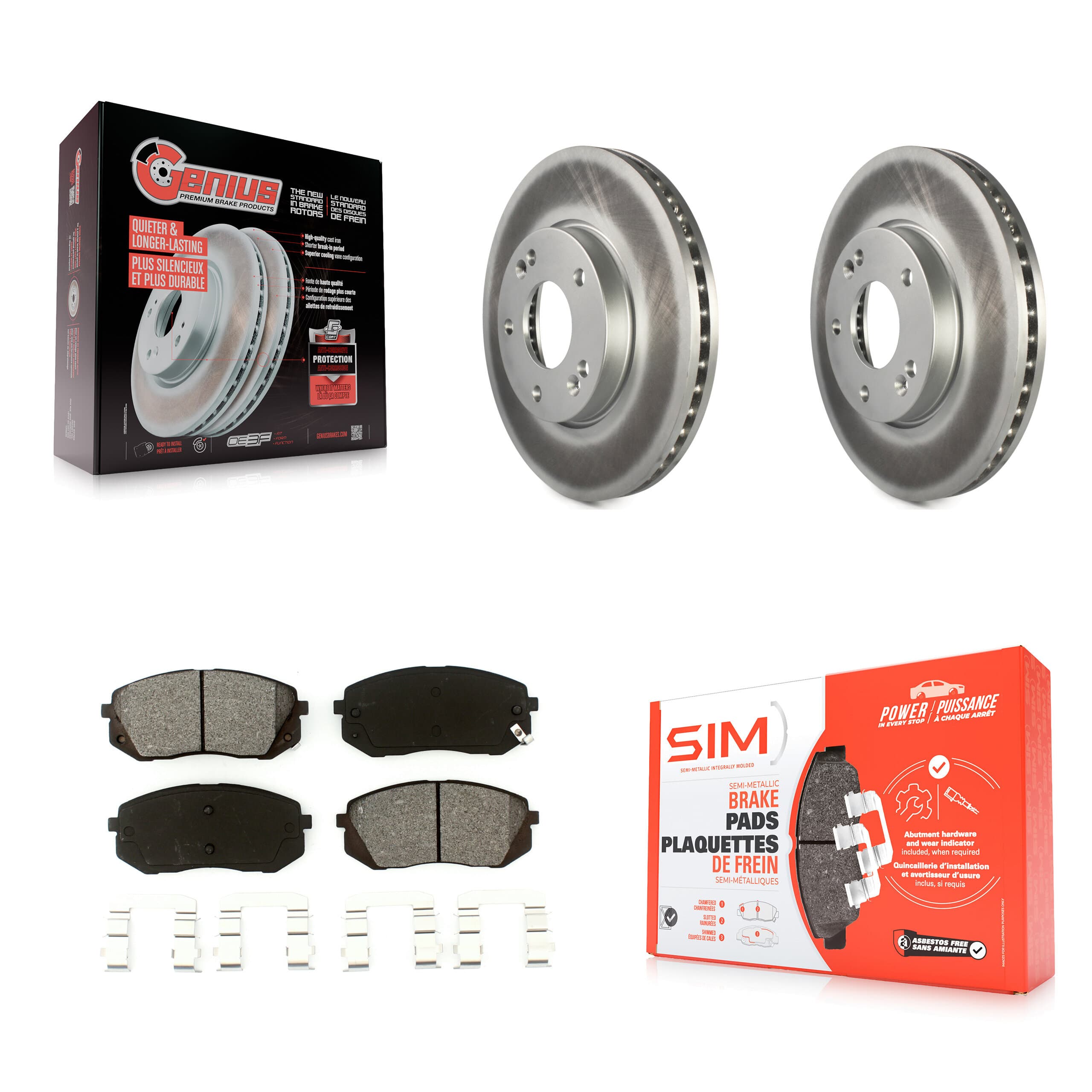 Transit Auto - KGS-100390 - Front Disc Brake Kits image 1
