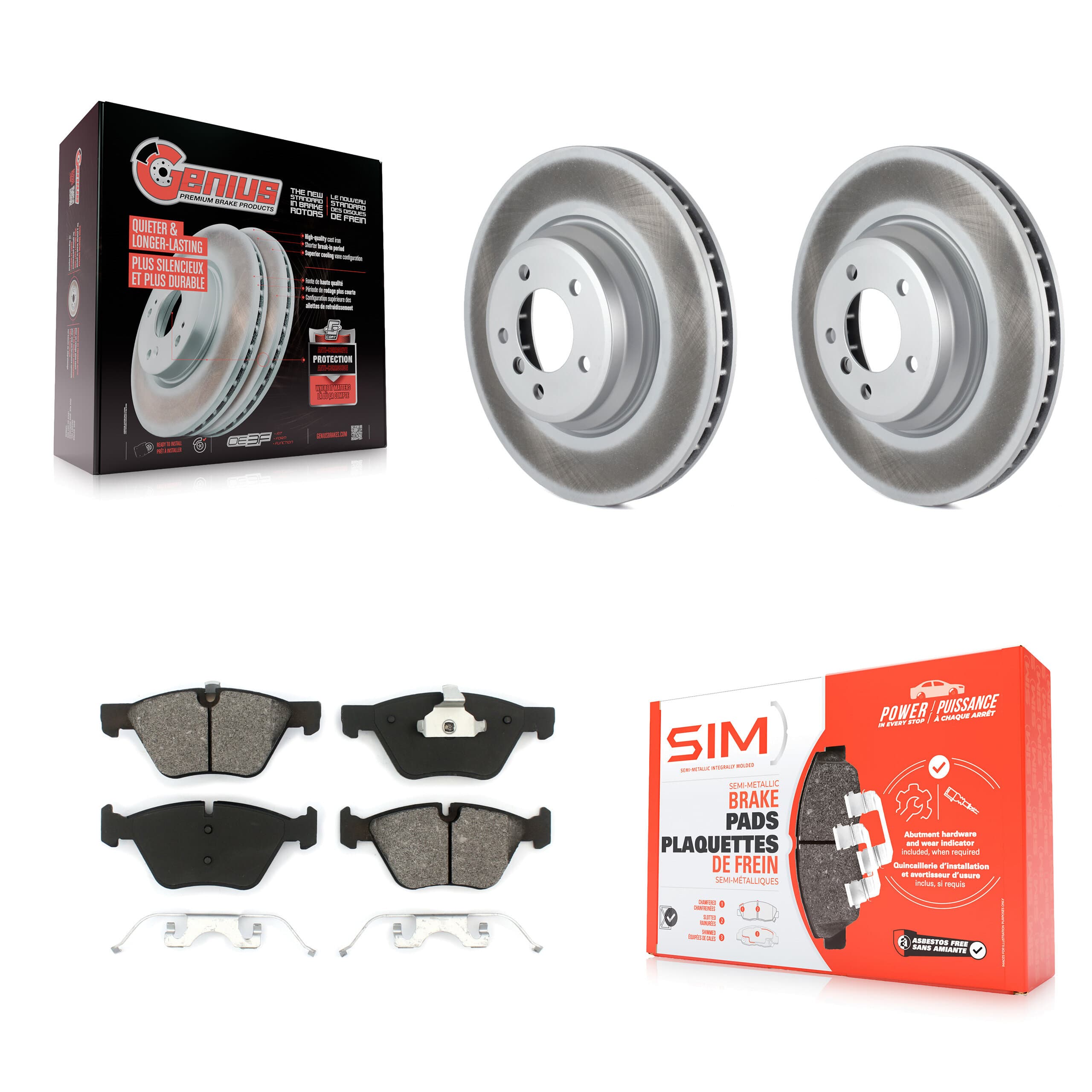 Transit Auto - KGS-100405 - Front Disc Brake Kits image 1