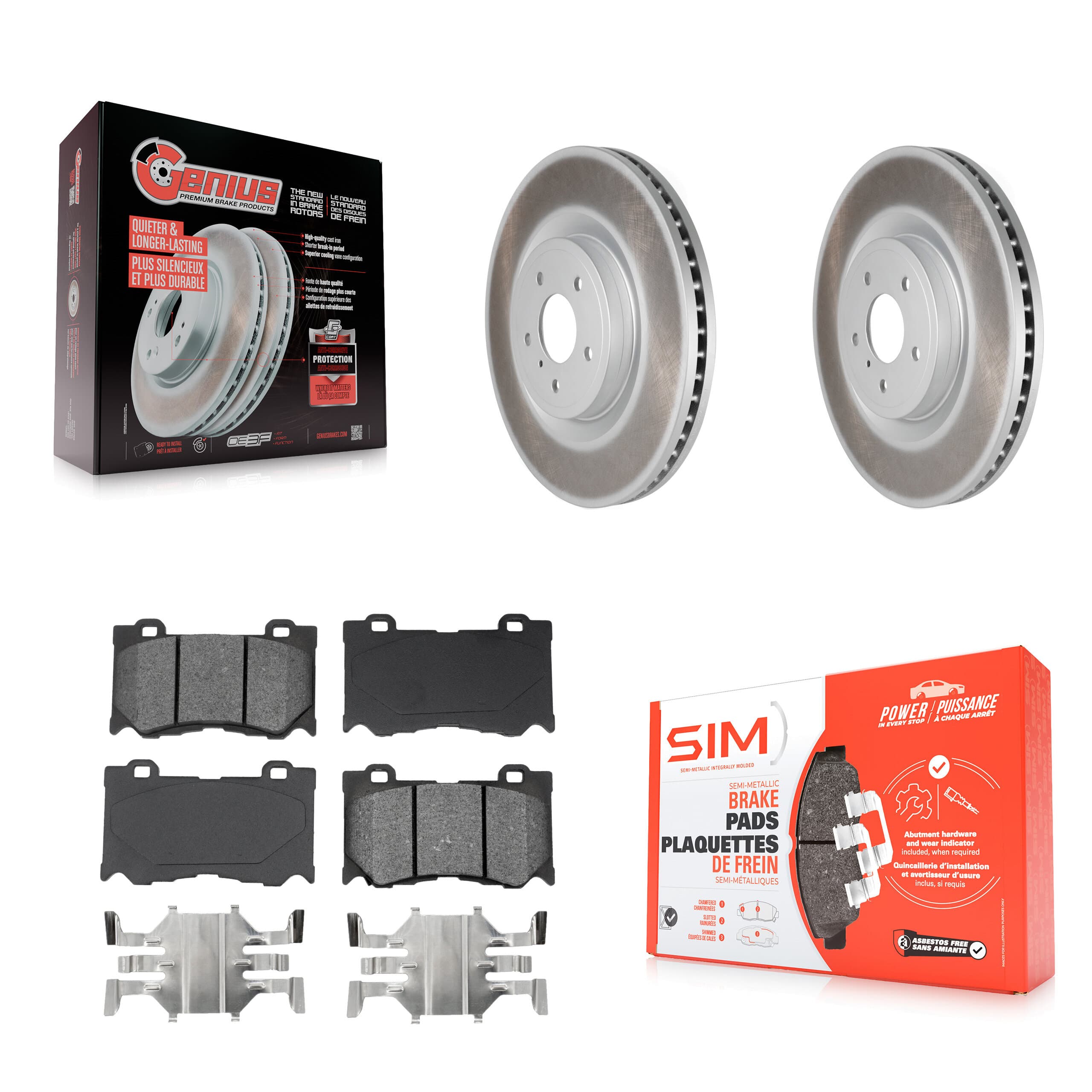 Transit Auto - KGS-100411 - Front Disc Brake Kits image 1