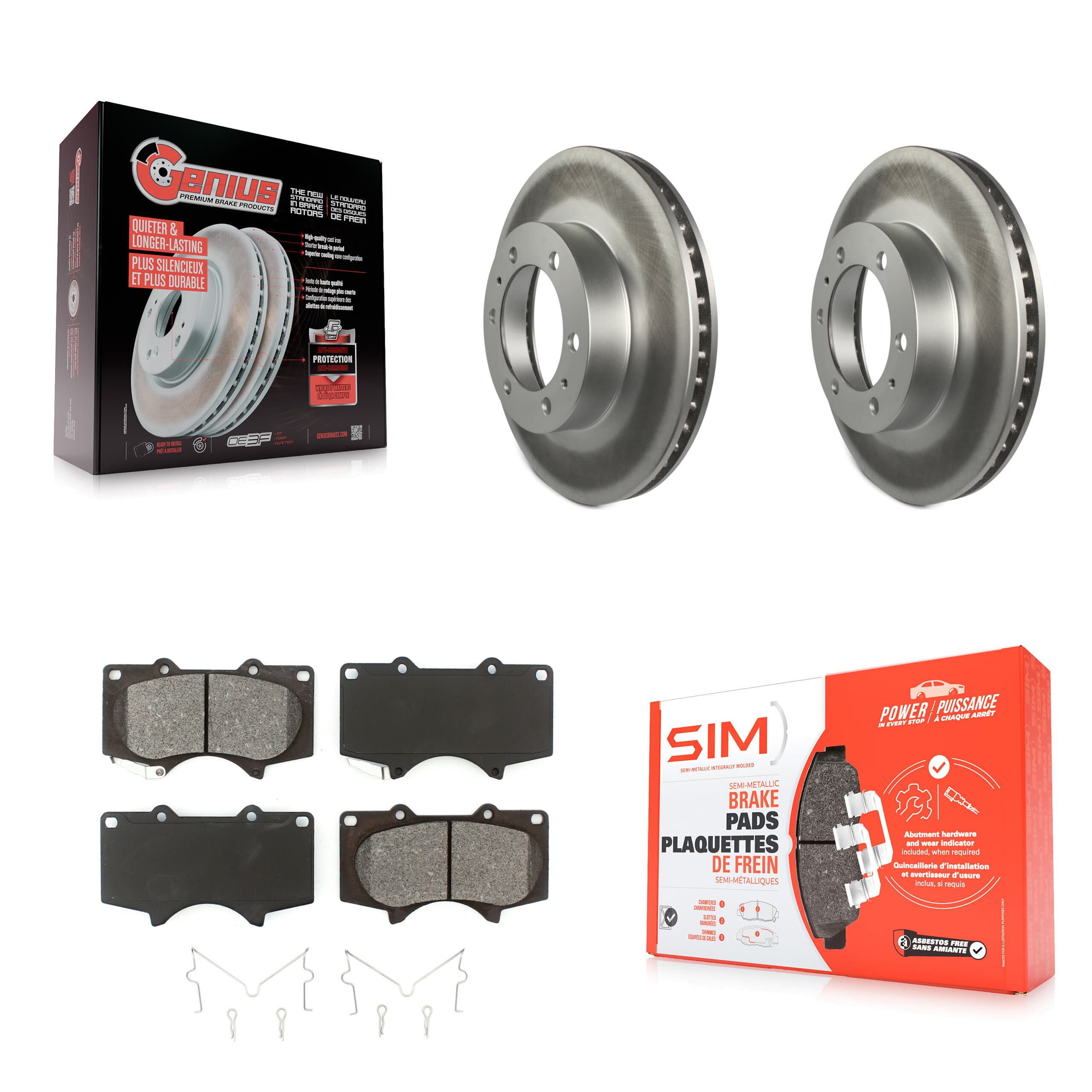Transit Auto - KGS-100415 - Front Disc Brake Kits image 1