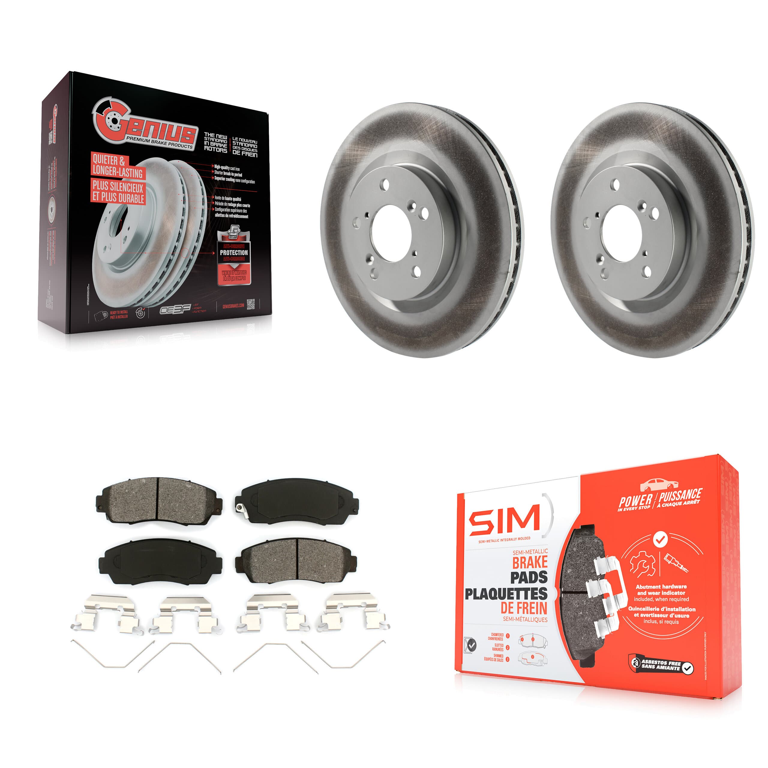 Transit Auto - KGS-100423 - Front Disc Brake Kits image 1