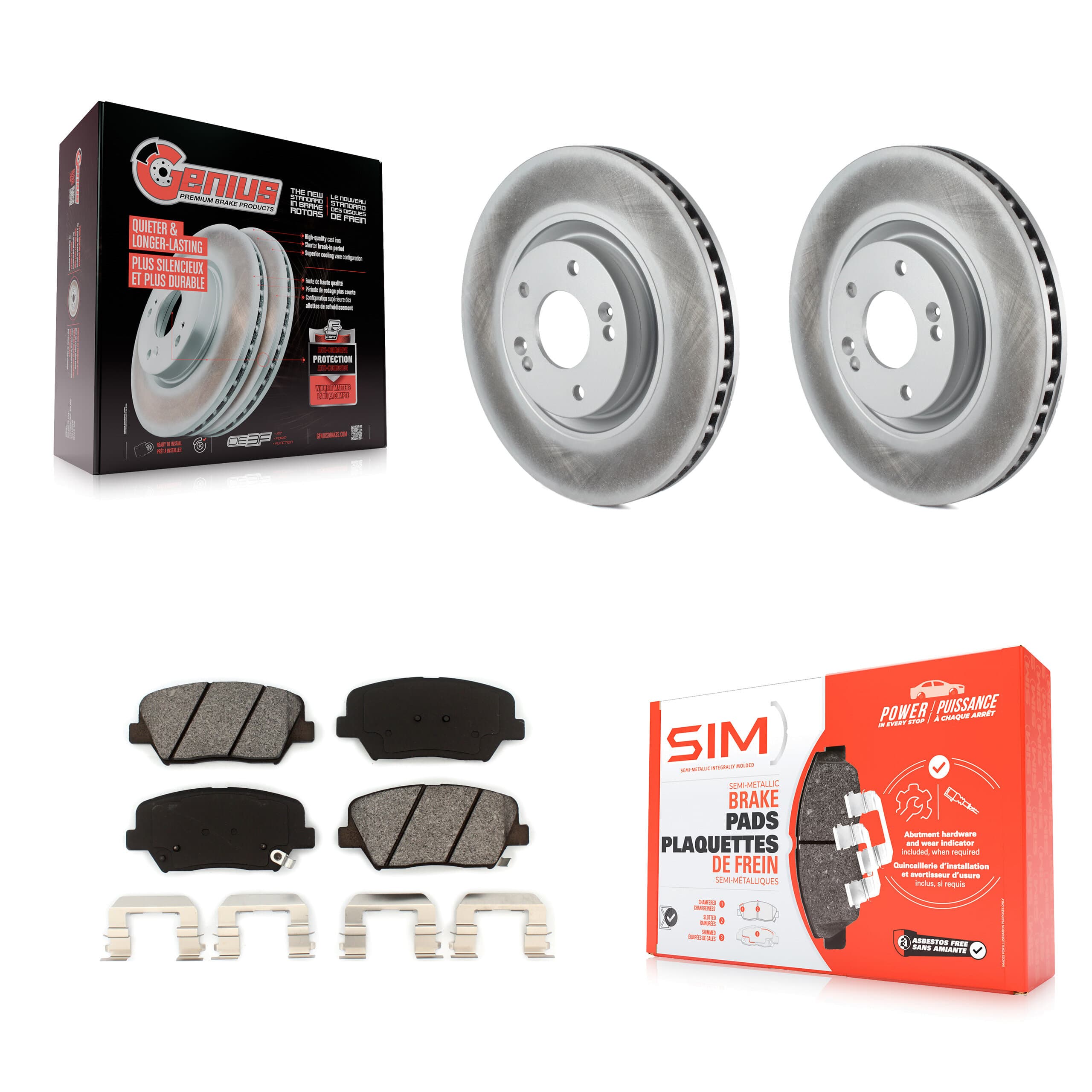 Transit Auto - KGS-100455 - Front Disc Brake Kits image 1